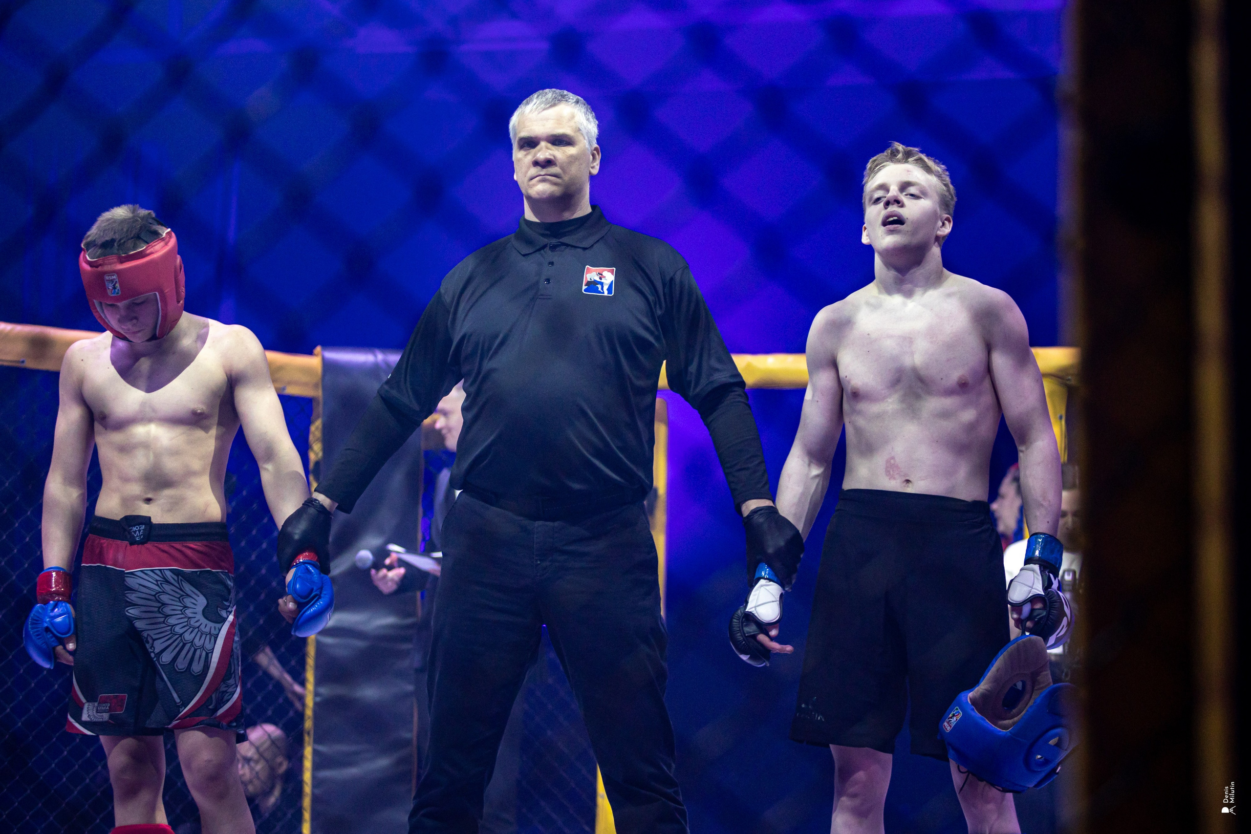 Бои в клетке «Северный Воин». Портретный фотограф Денис Милютин