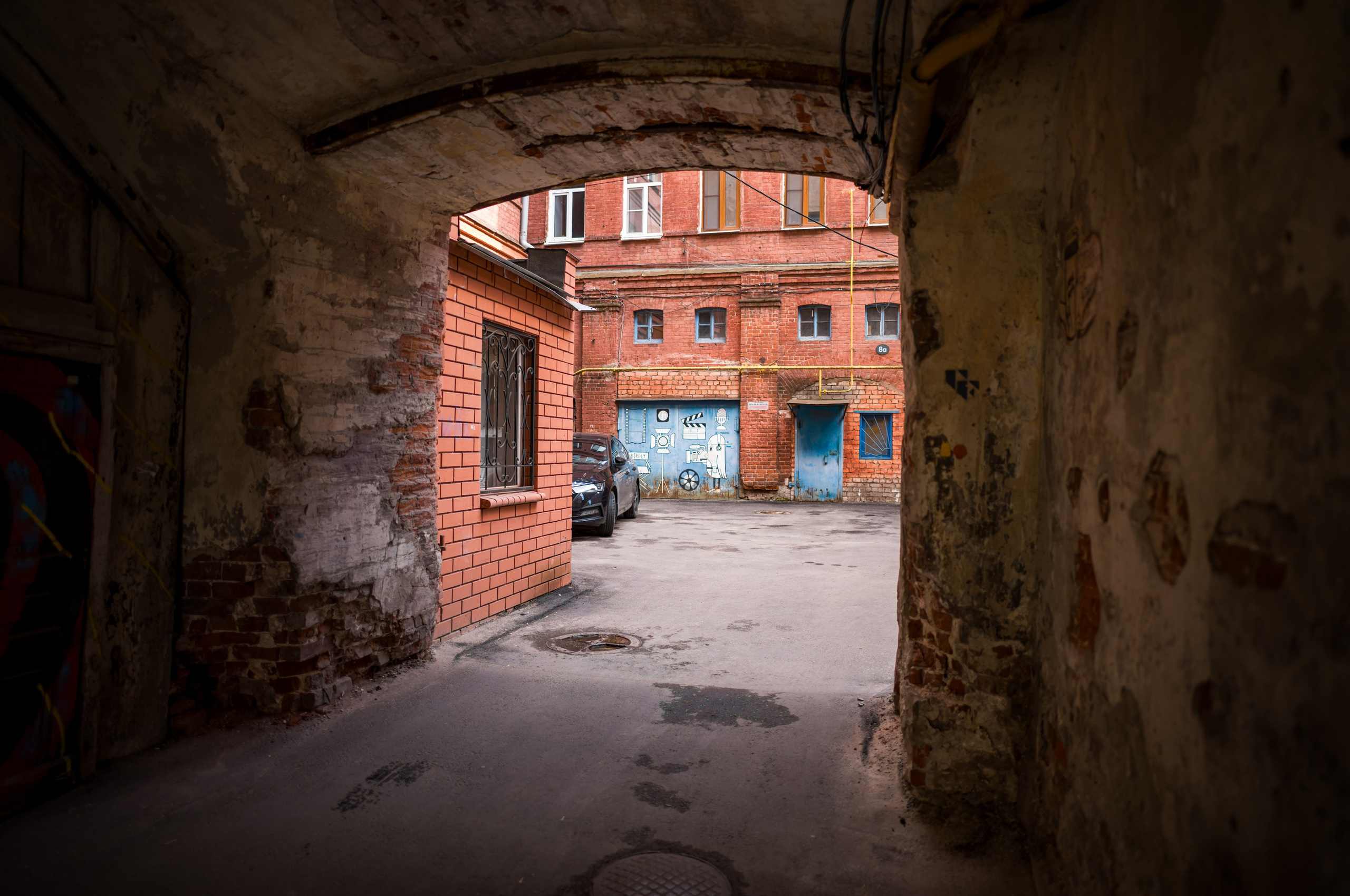 Вид на внутренний двор в Нижнем Новгороде