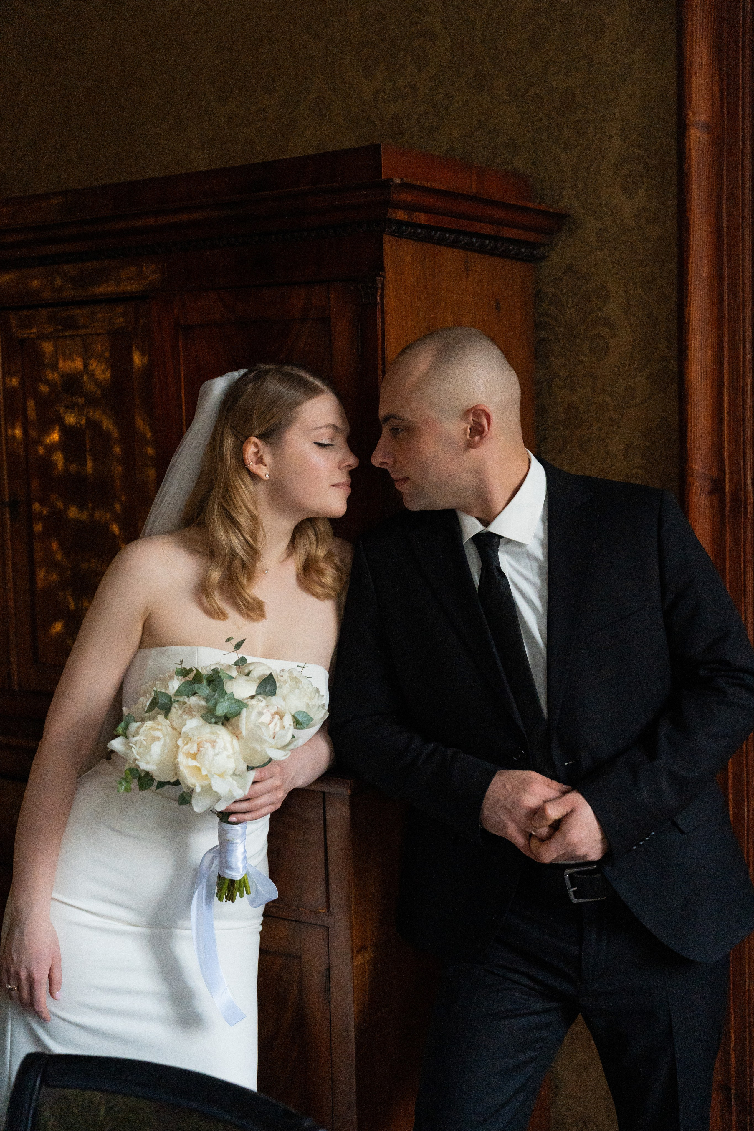 Мария и Алексей, студия 1884. Свадебный фотограф в Москве Анна Полушина