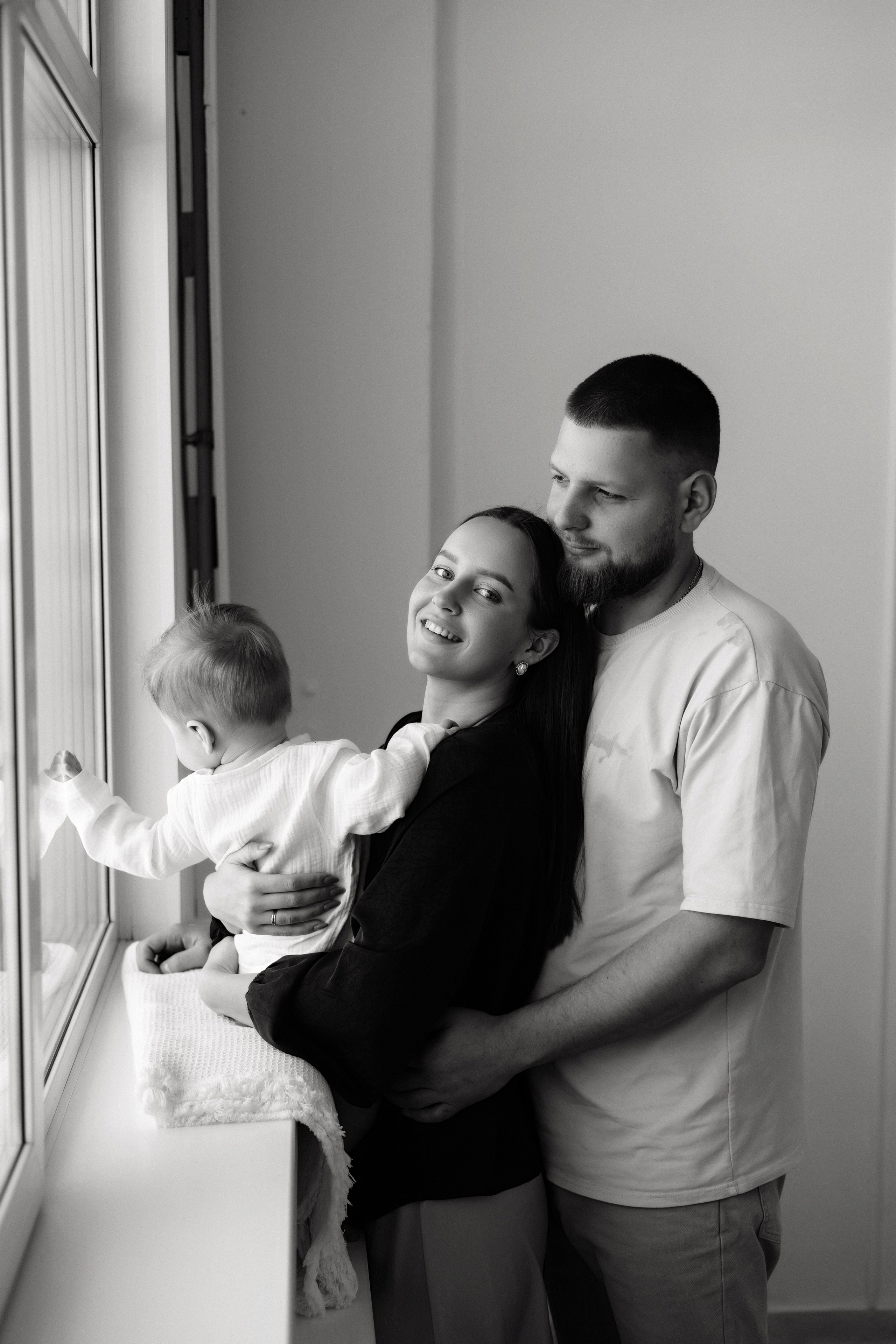 Арсений с мамой и папой. Фотограф в Кемерово Миллер Анна