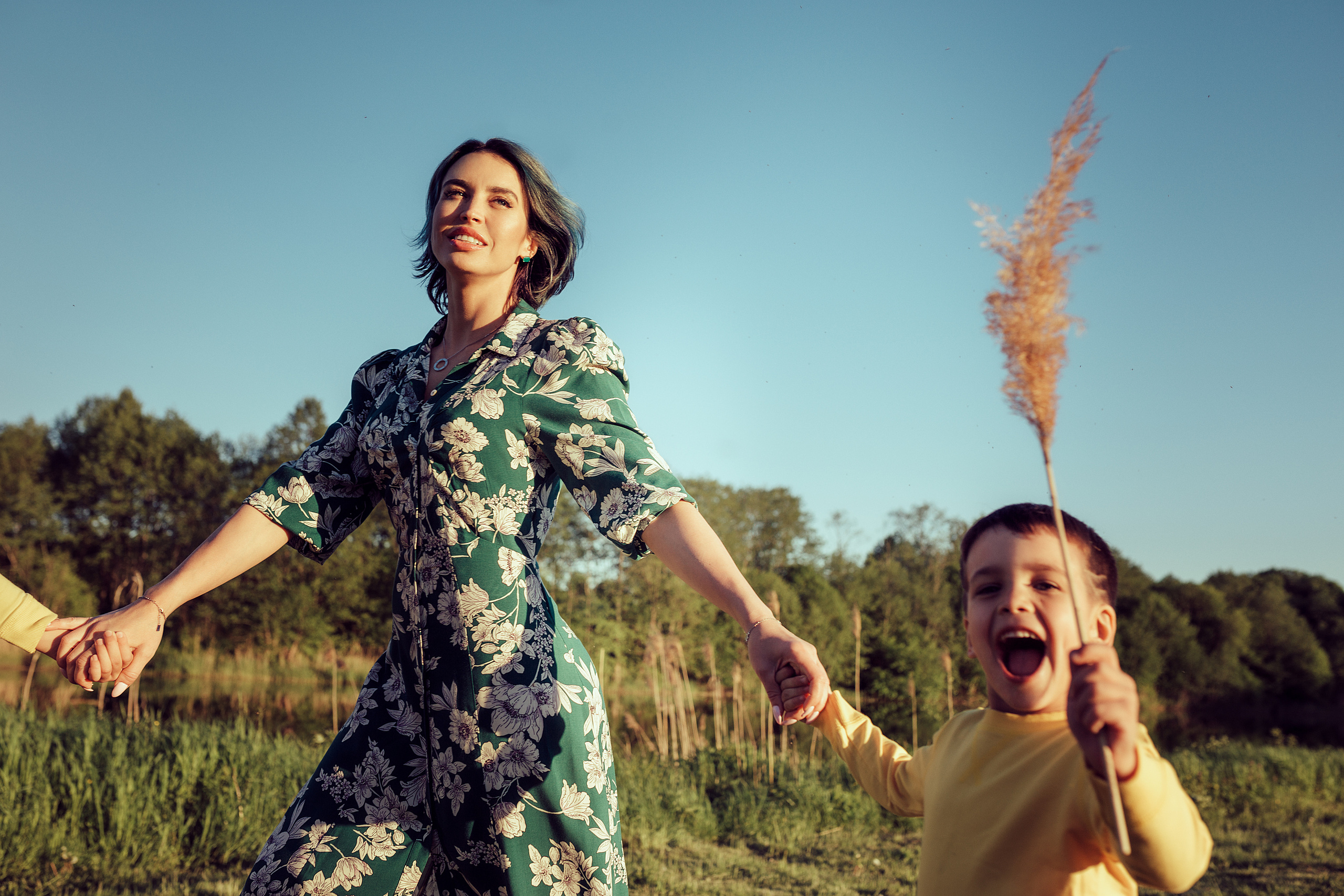 Алина с детками. Семейный фотограф в Москве Натали Момот
