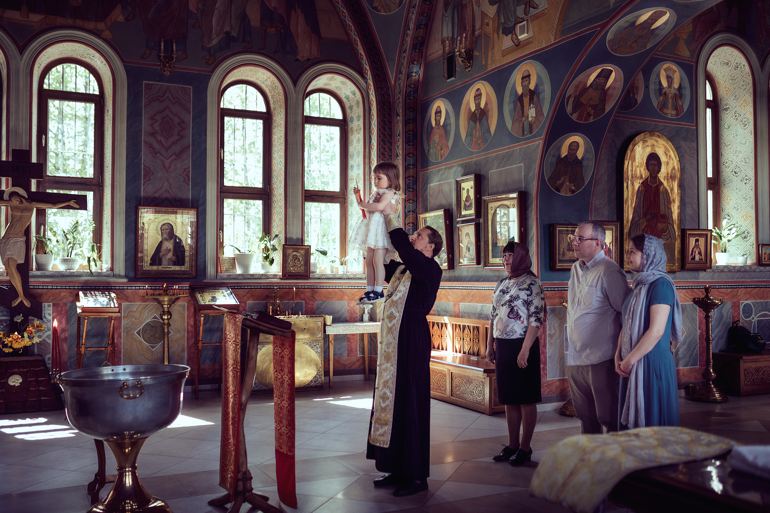 Крещение Елизаветы. Семейный фотограф в Москве Натали Момот