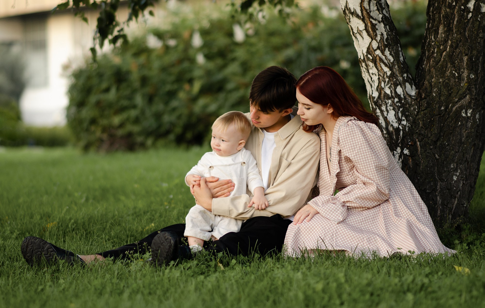 Семейная съёмка в парке. Фотограф Томск Елизавета Фролова