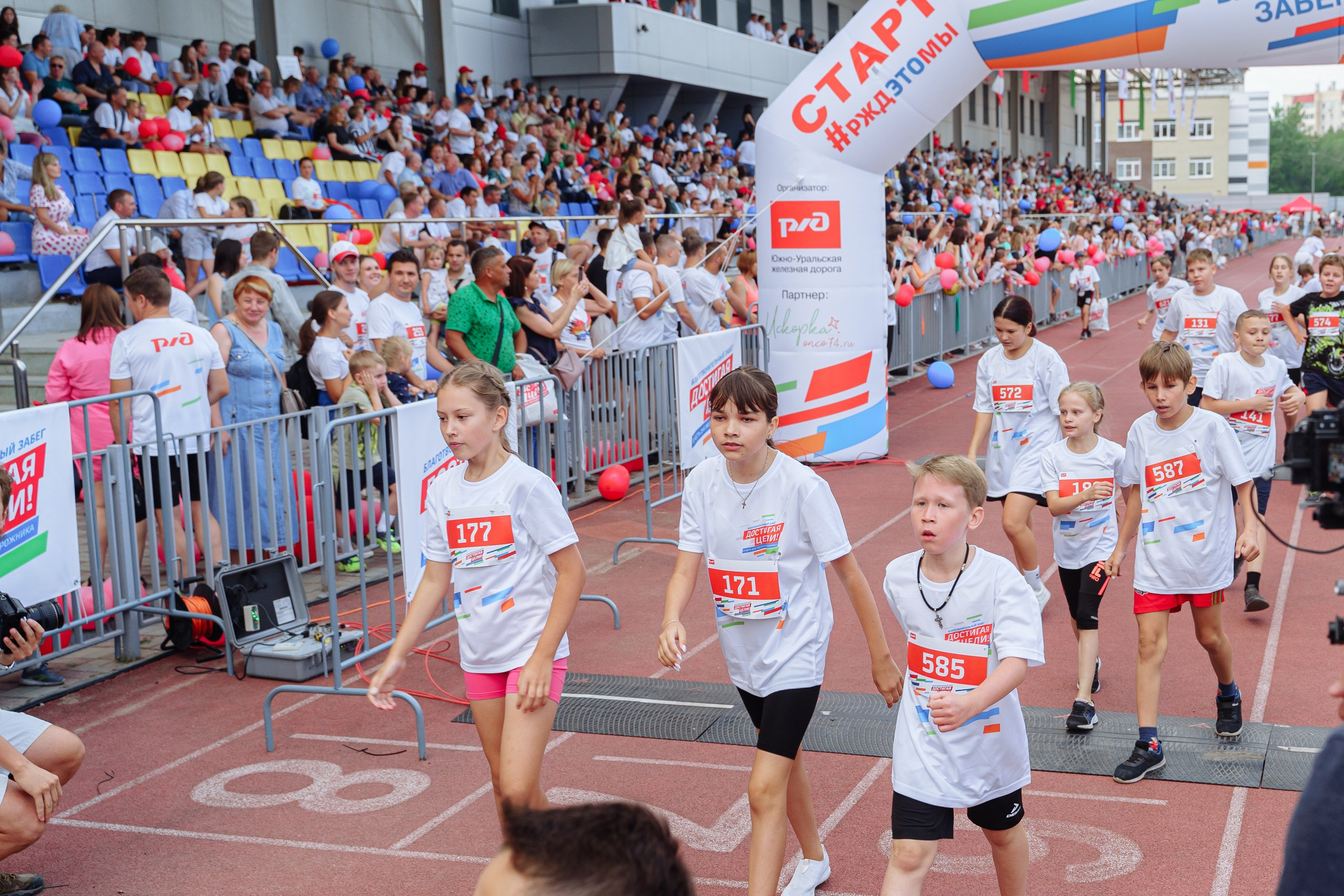 Достигая Цели. Спортивный праздник РЖД