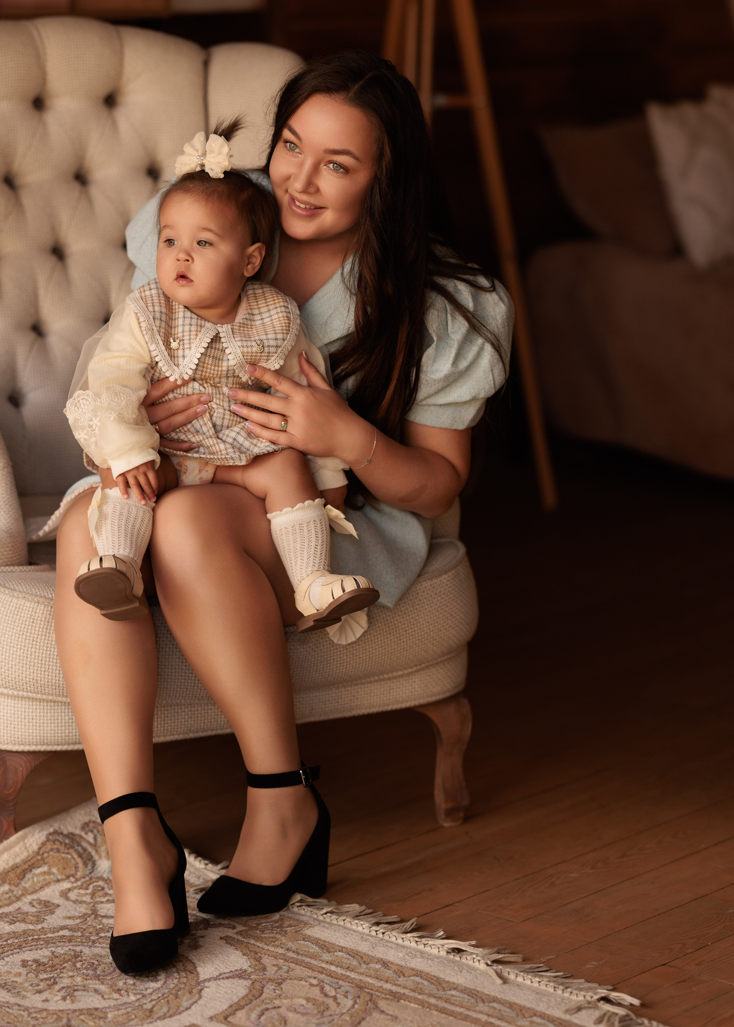 Амелии 1 год. Детский и семейный фотограф в Чите Анастасия Шубина