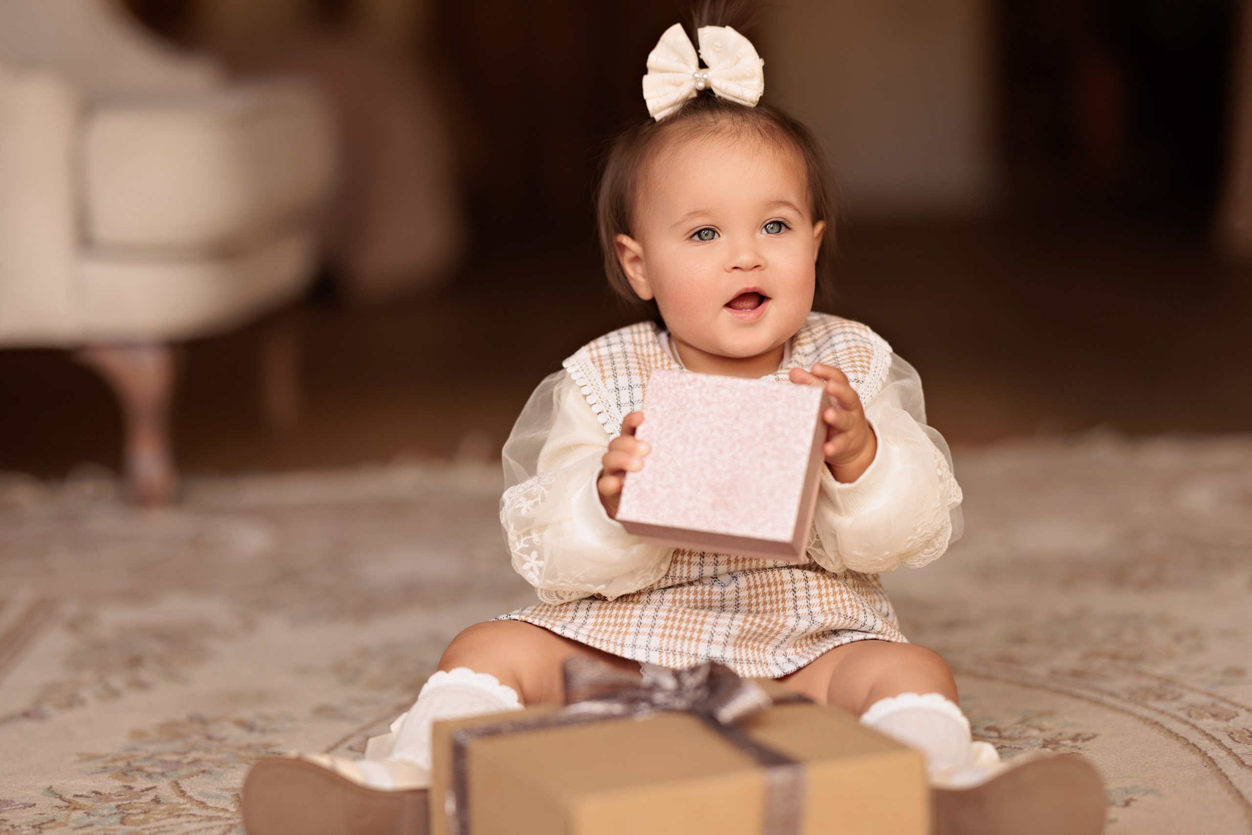 Амелии 1 год. Детский и семейный фотограф в Чите Анастасия Шубина