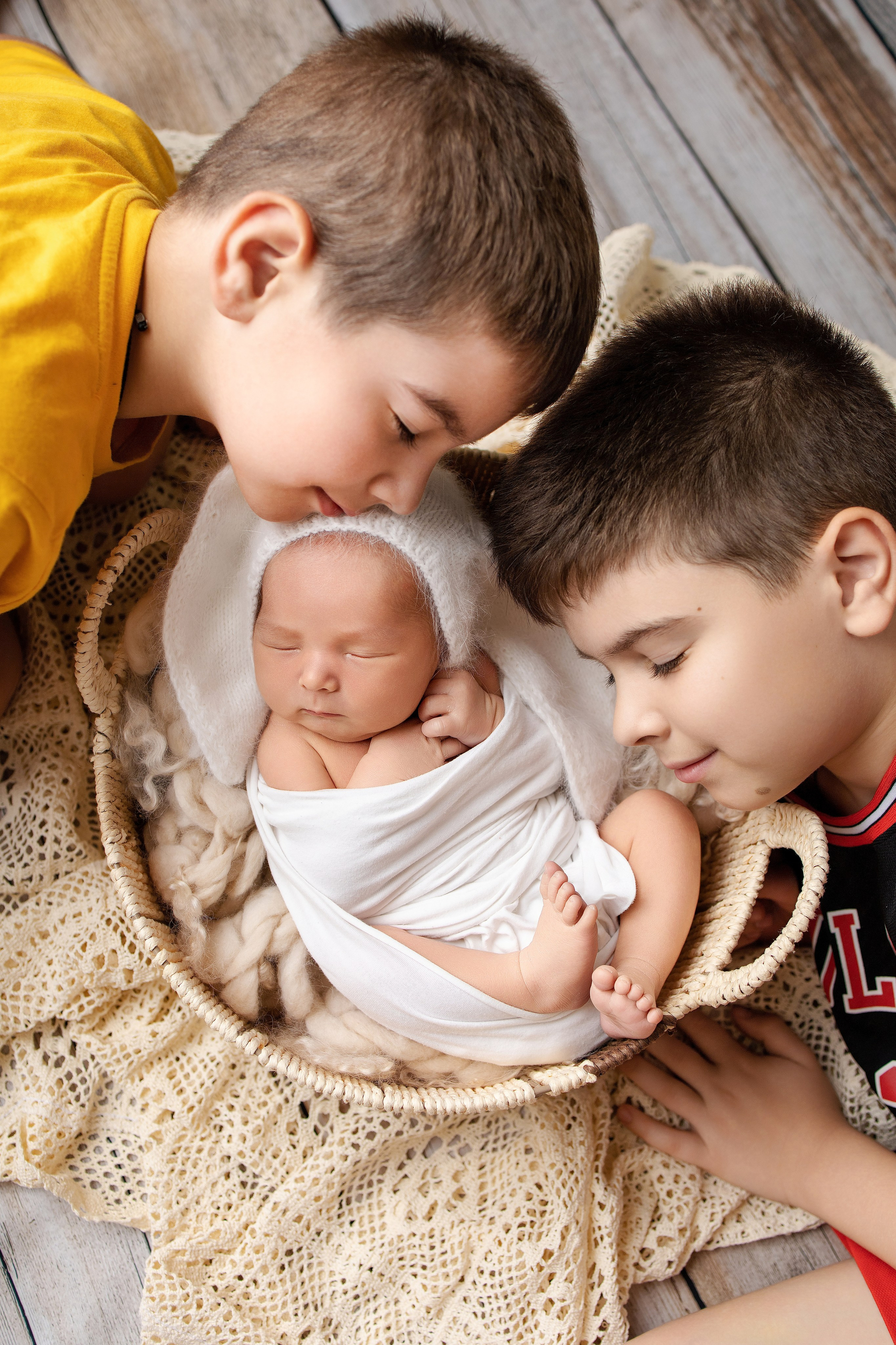 Владислав 7 дней. Фотограф новорождённых Newborn Москва