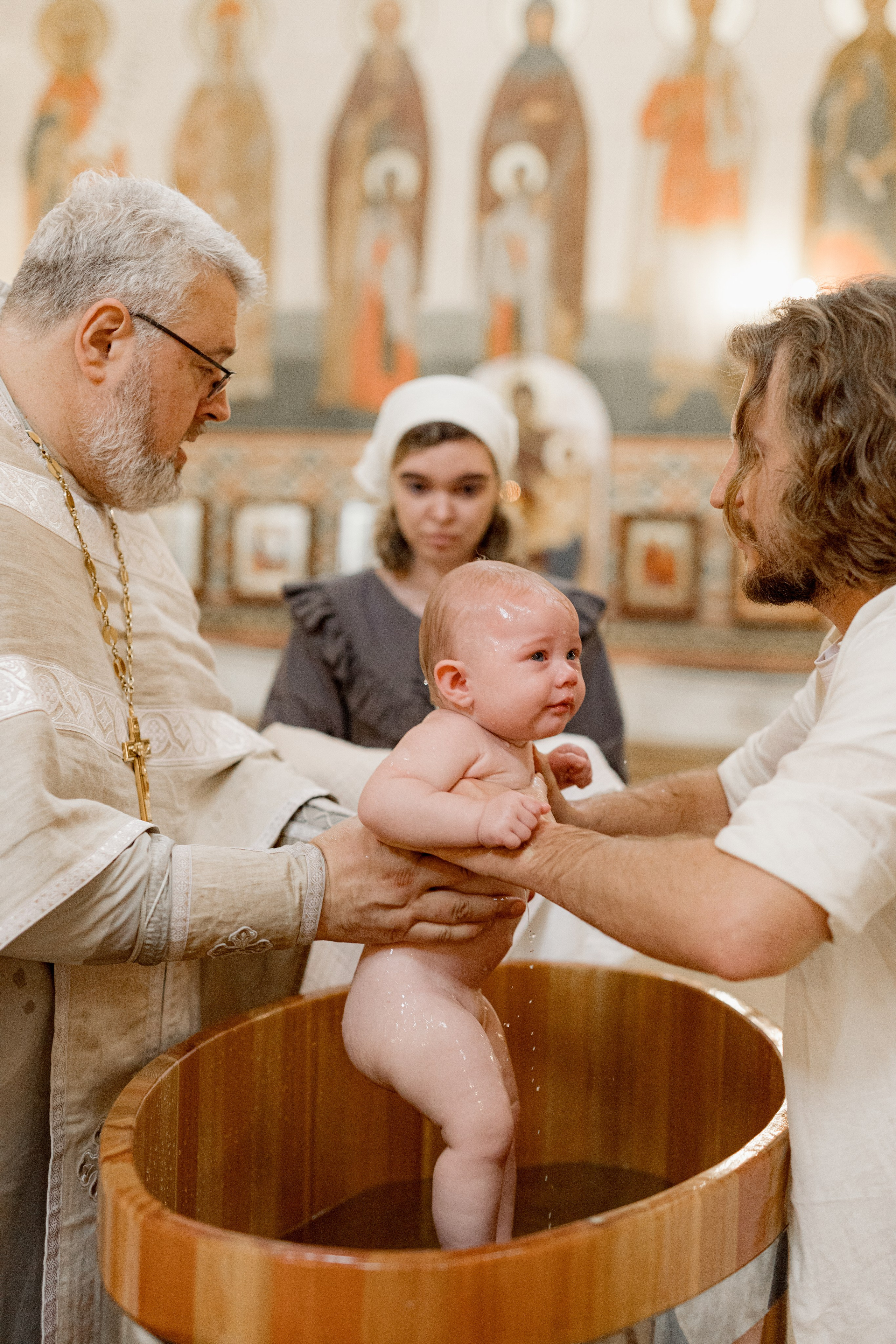 Таинство Крещения Веры. Фотограф новорождённых Newborn Москва