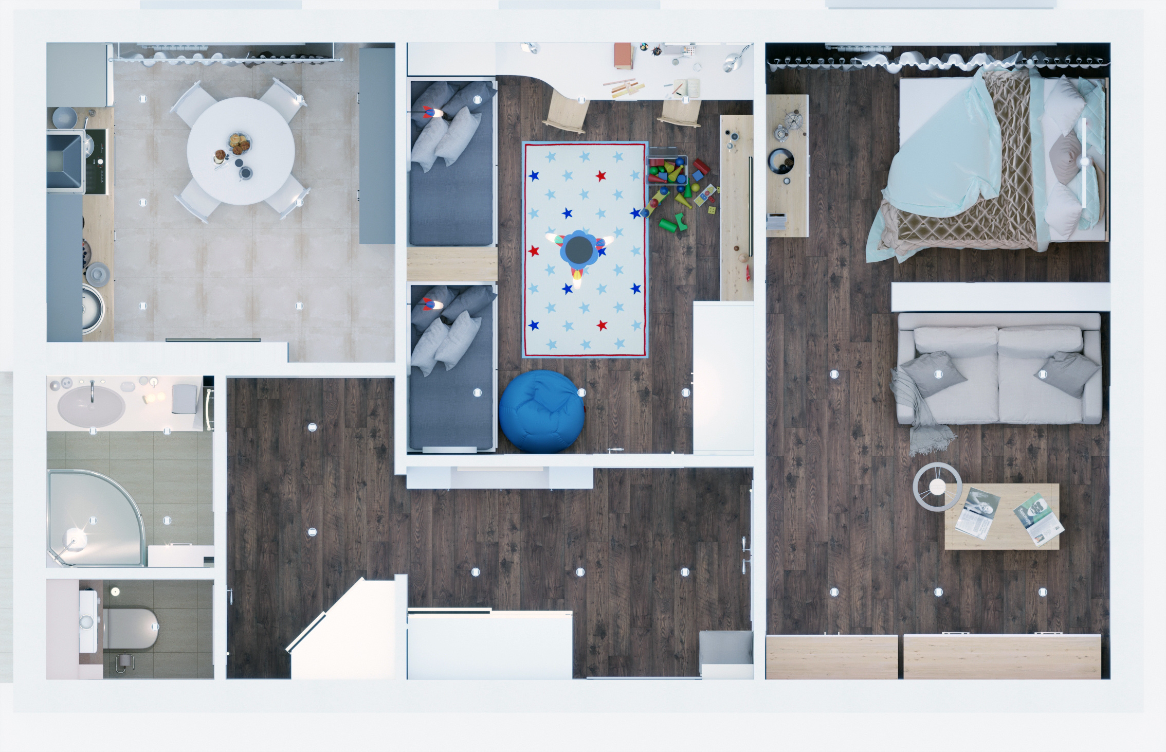 Двухкомнатная квартира 93 серии. Батракова Наталья дизайнер интерьеров Санкт-Петербург Москва Архангель