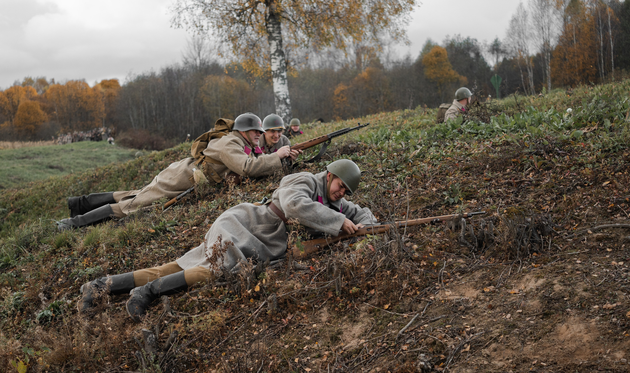 «Москва за нами» — реконструкция битвы в Подмосковье, п. Бородино. Свадебный фотограф Виктория Баталина