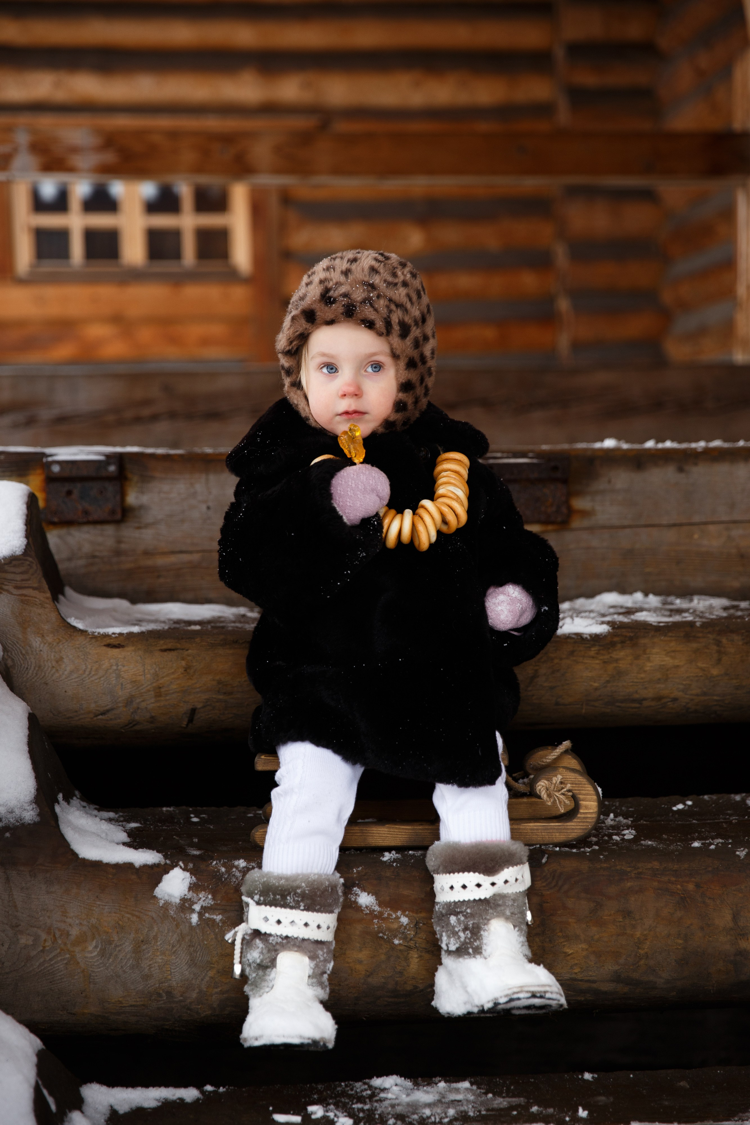 Зима. Подворье г. Павловск. Детский и Семейный фотограф в Санкт-Петербурге