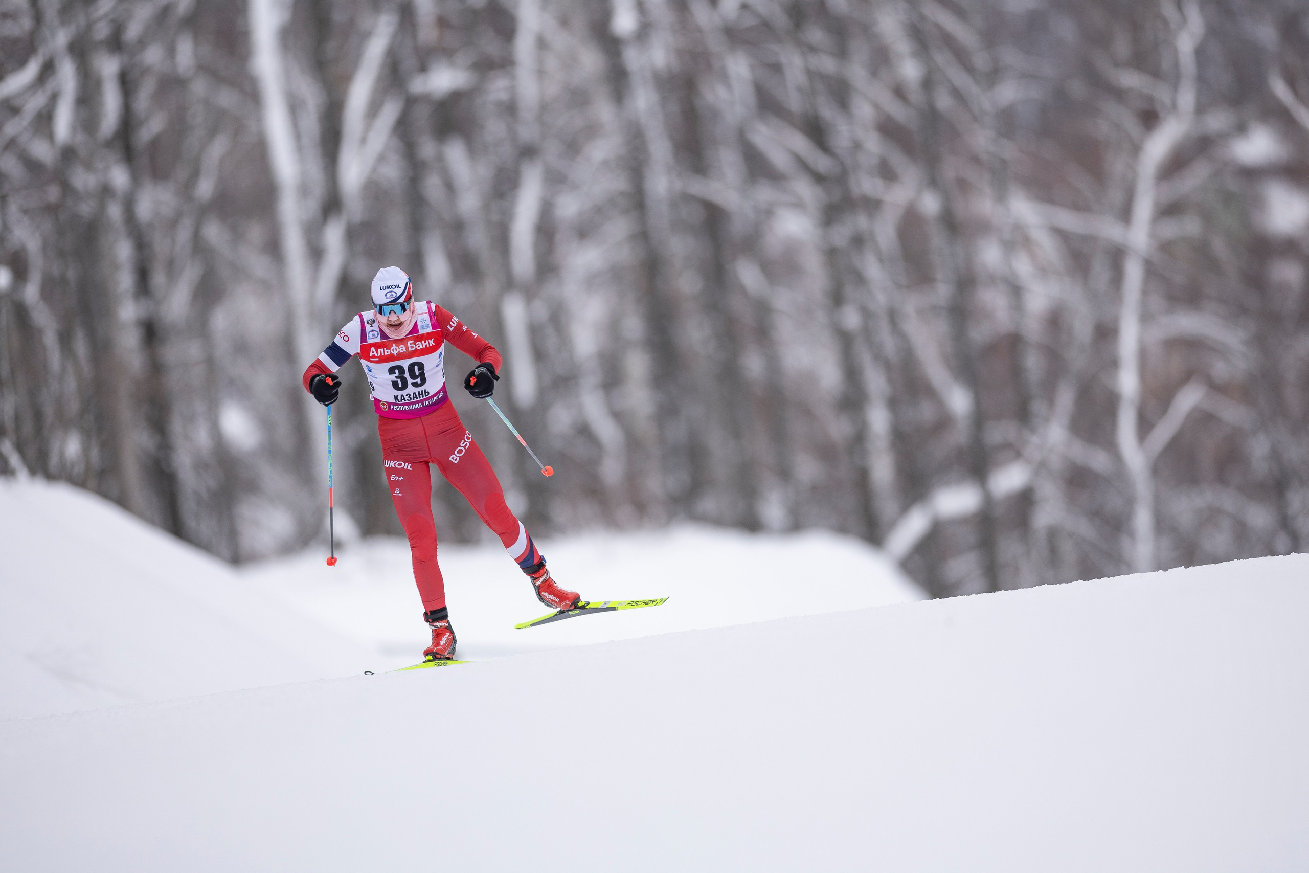 Кубок Росси по лыжным гонкам 2024. Женщины 10 км. Спортивный репортажный фотограф Казань Нафис Сиразетдинов