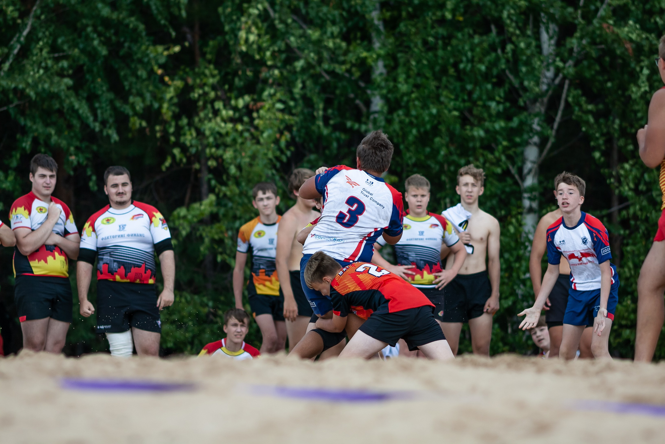 «Кубок «Молота» по пляжному Регби. Фотография