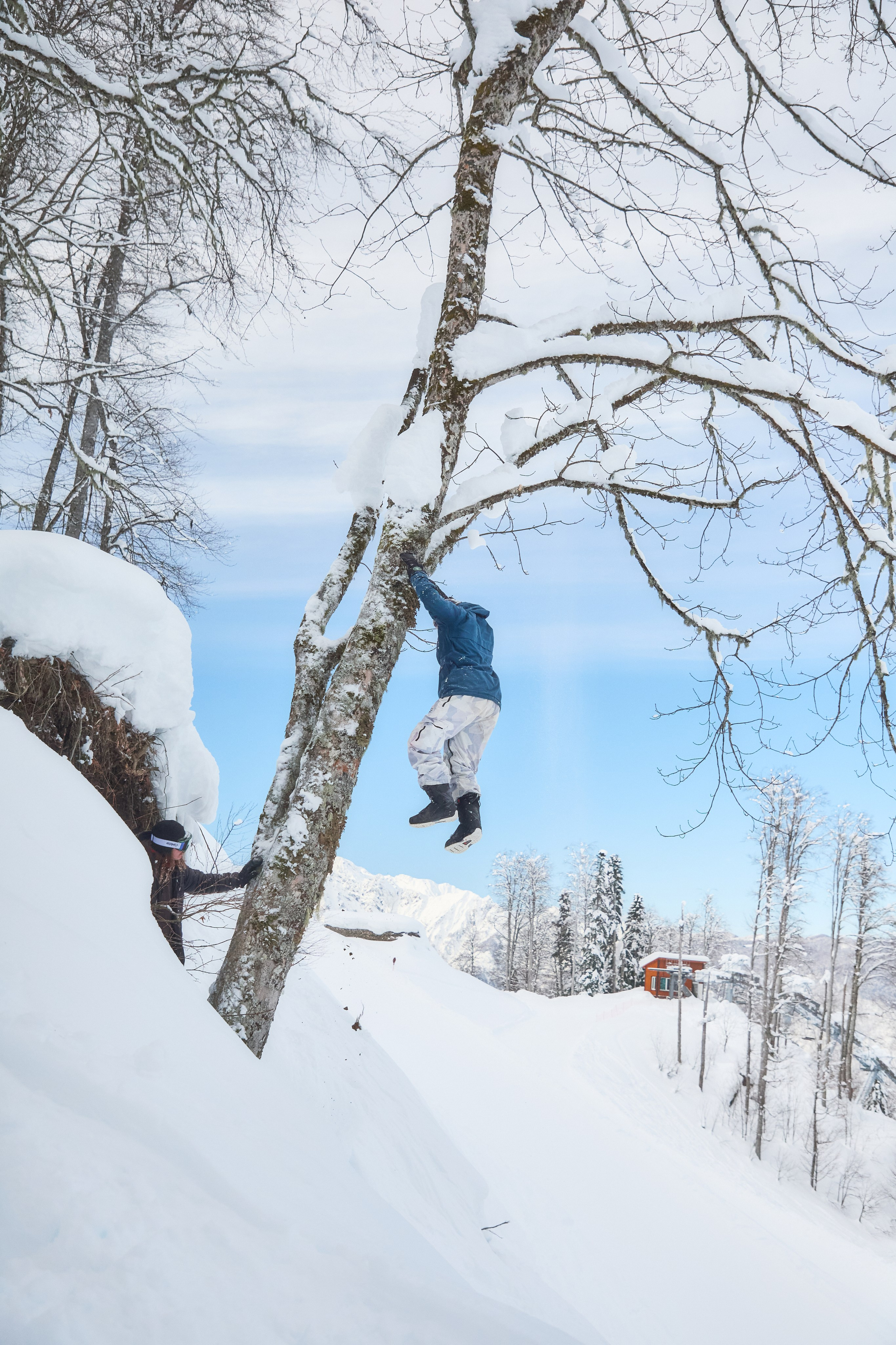 Сьемка на споте в красной поляне