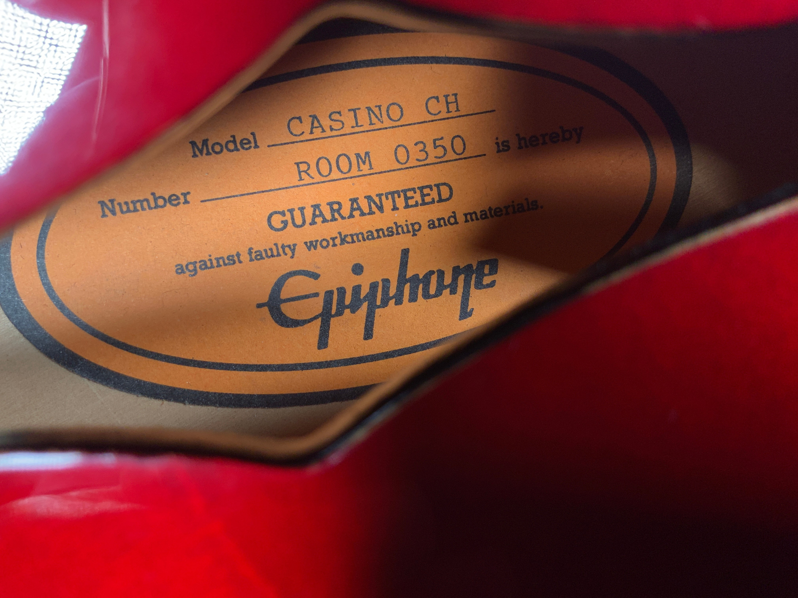 Epiphone Casino Cherry Korea 2000's