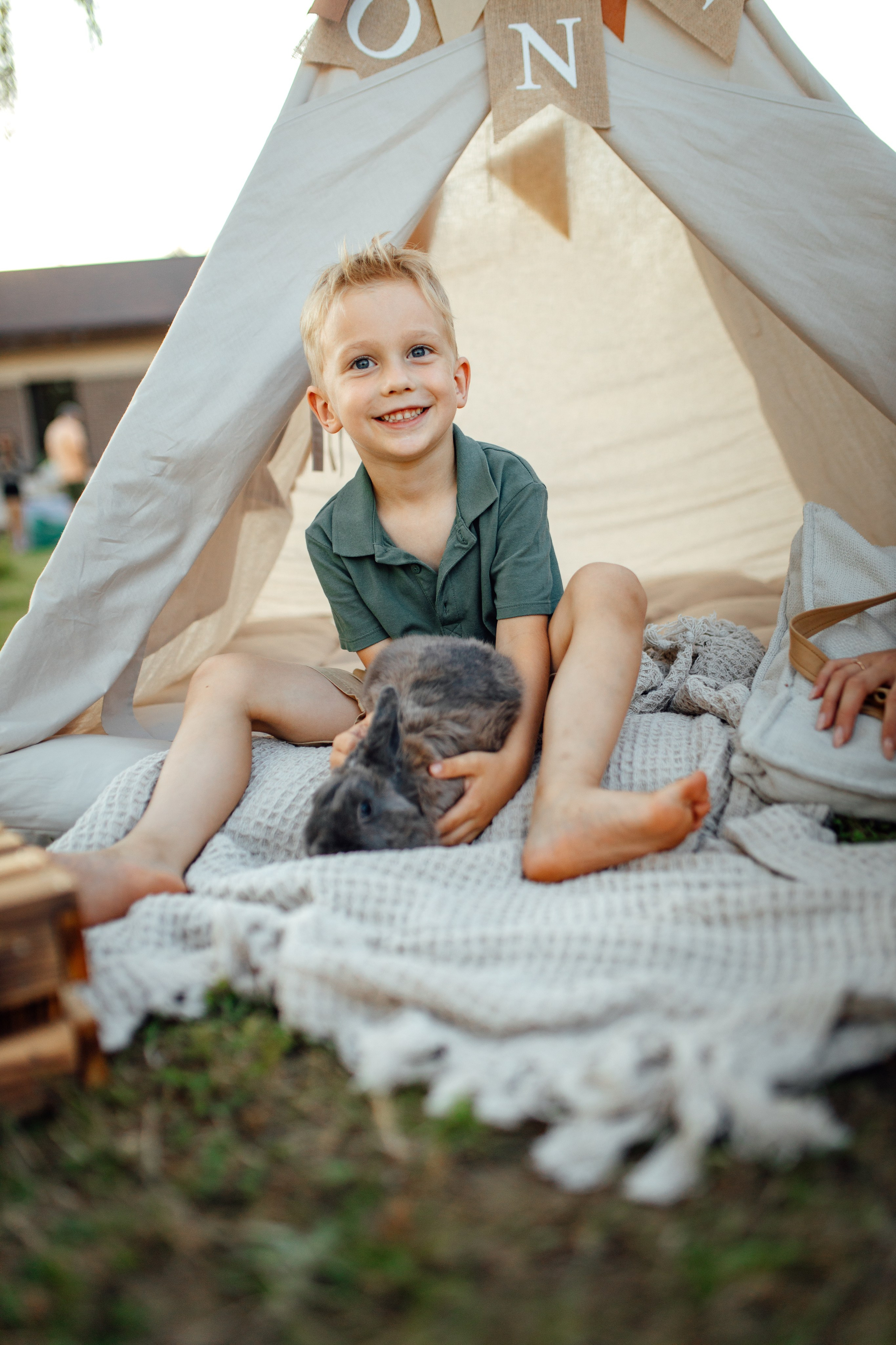 Максику 1 годик, отмечаем дома