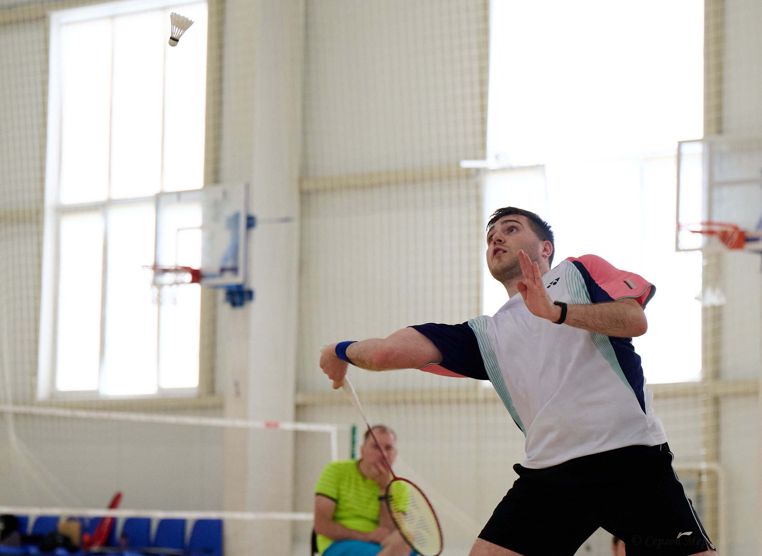 Бадминтон. Шоу матч. Ижевск. 21.07.2024. Спортивный репортажный фотограф в Ижевске Сергей Мерзляков