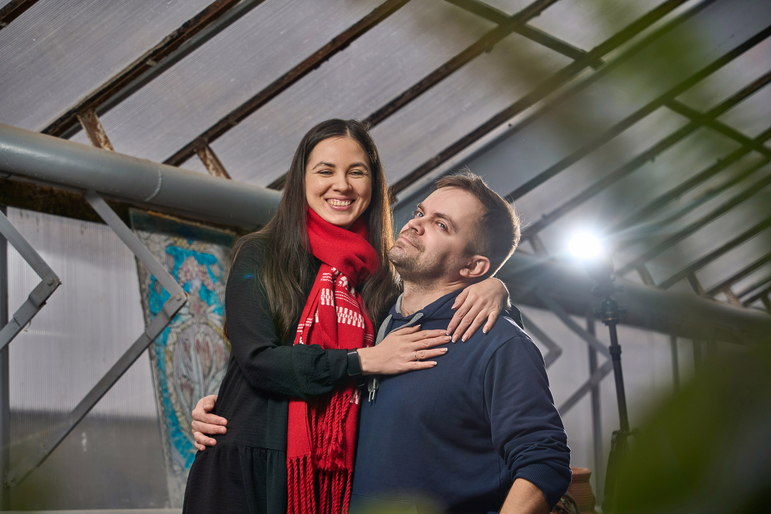 Семейная фотосессия в оранжерее г. Волжского. Фотограф в Уфе Семен Проскуряков