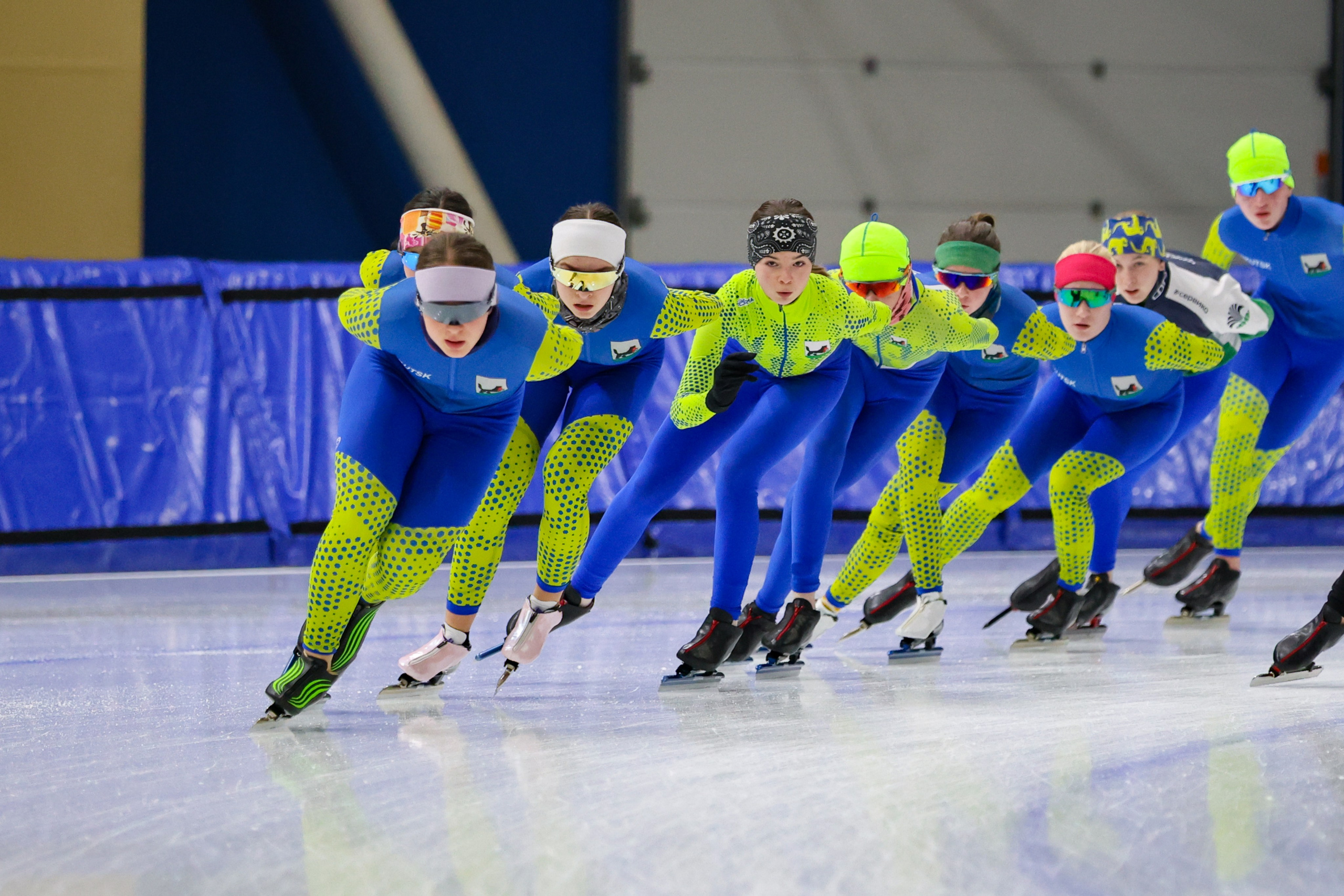 Тренировки. Конькобежный спорт. Иркутск, 2026. Спортивная съемка Мария Царфати
