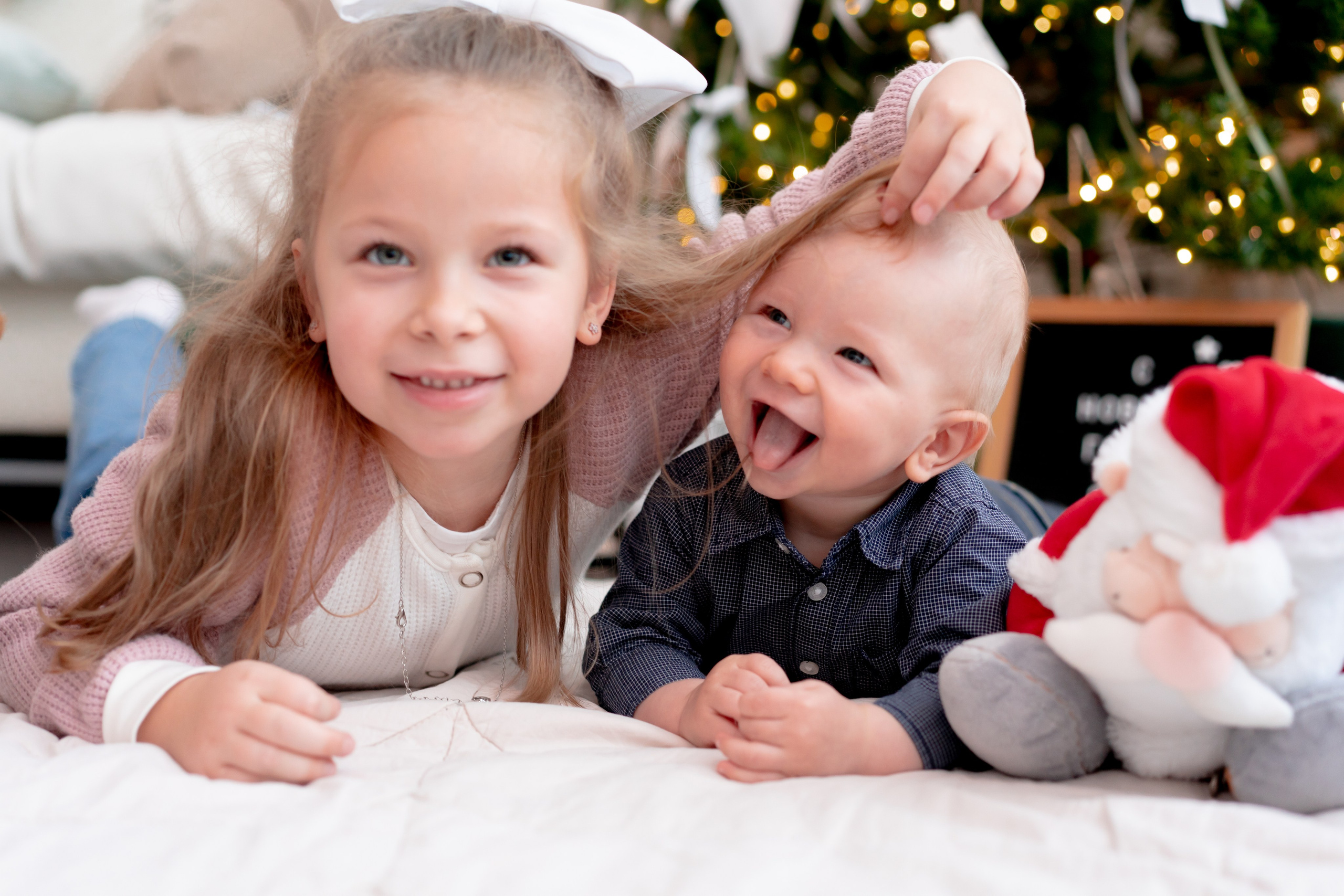 Новогодняя семейная фотосессия. Детская, семейная фотостудия в Санкт-Петербурге