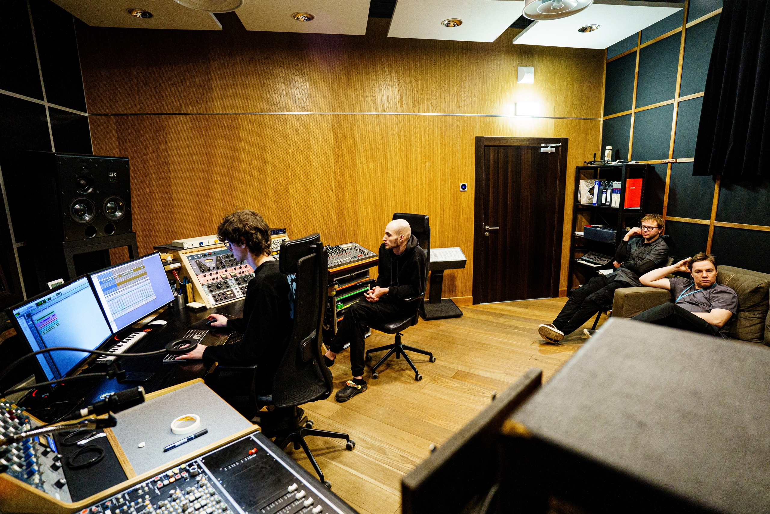 Нейрополис. Запись альбома на студии Добролёт. Концертный и репортажный фотограф в Санкт-Петербурге Слава Пахомов