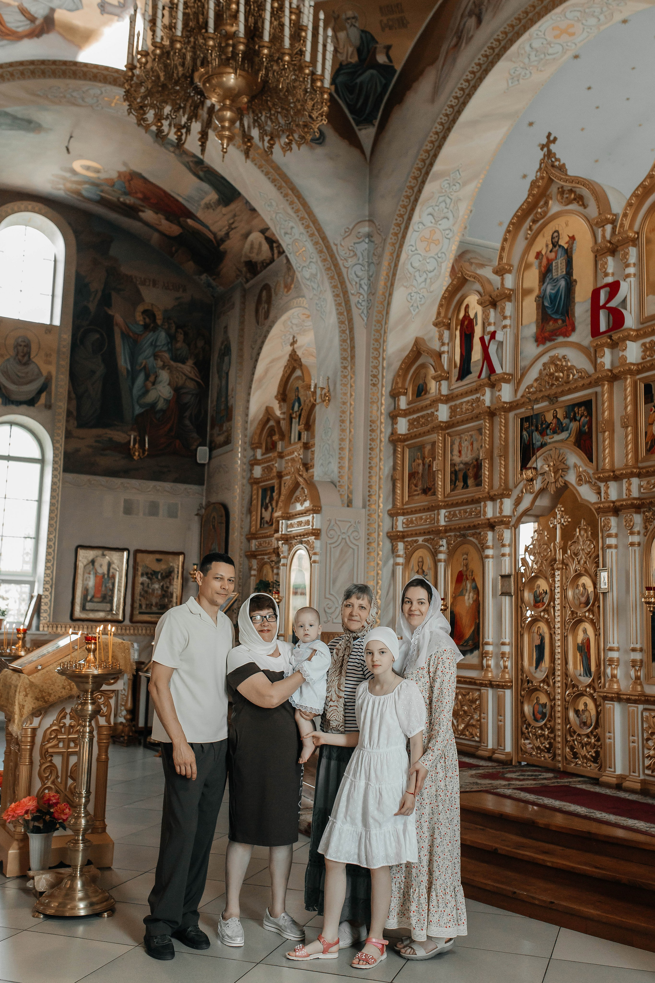 Таинство крещения Димочки. Фотограф в городе Сальск
