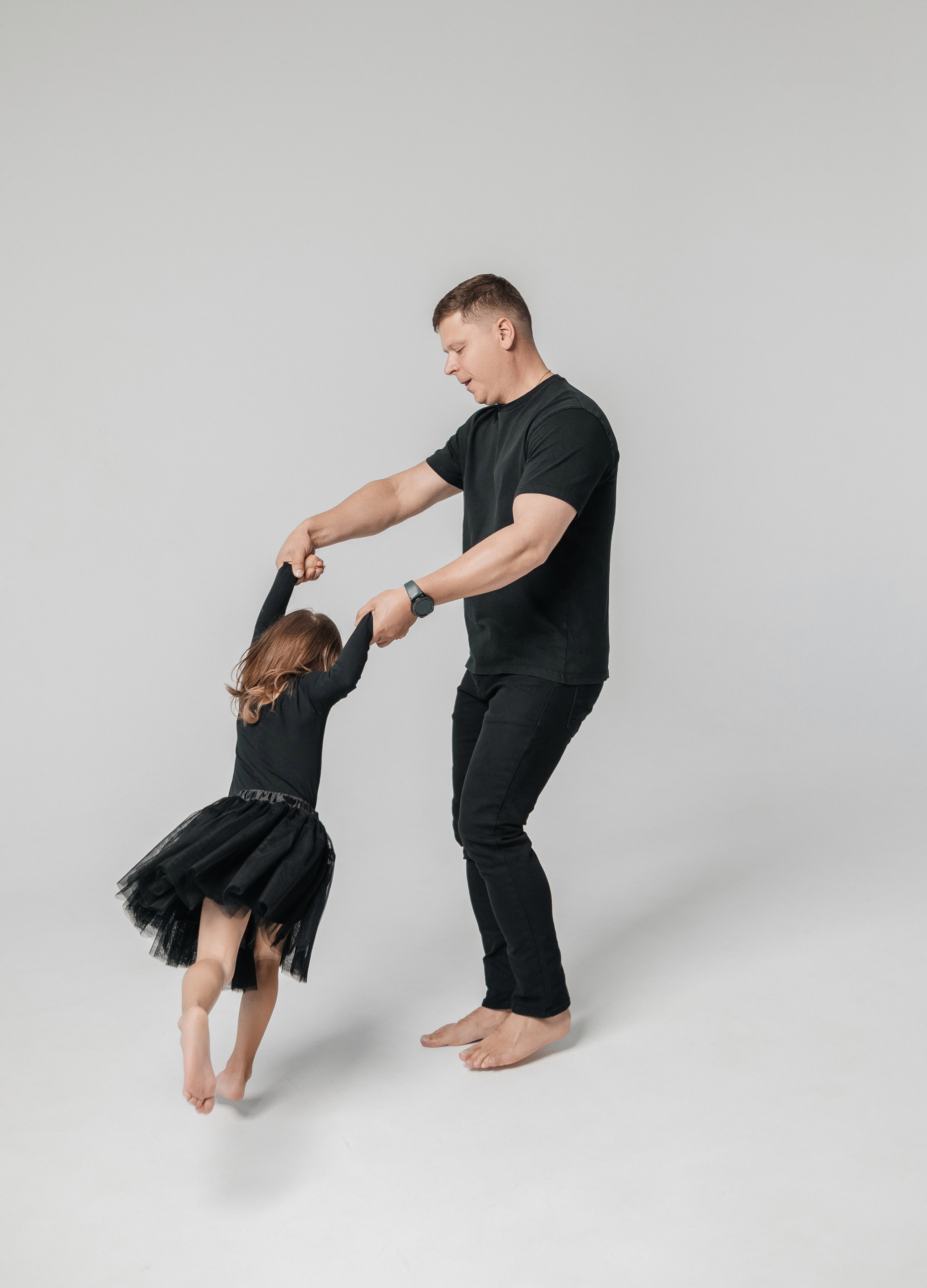 Семейная фотосессия в фотостудии. Свадебный и семейный фотограф Ибрагимова Мария из Екатеринбурга