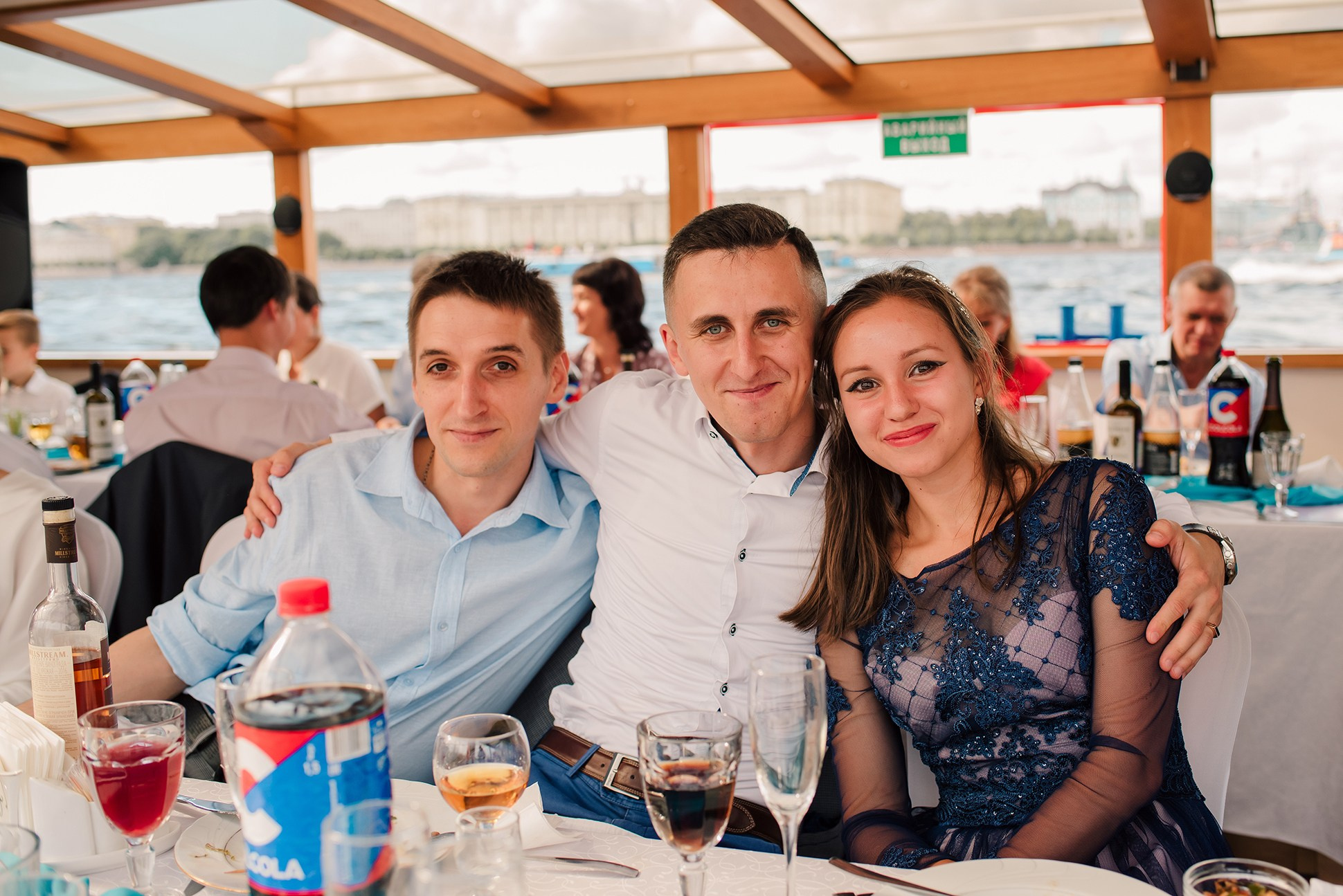 Юля и Андрей. Банкет на воде. Семейный и Свадебный фотограф. Санкт-Петербург. Пушкин