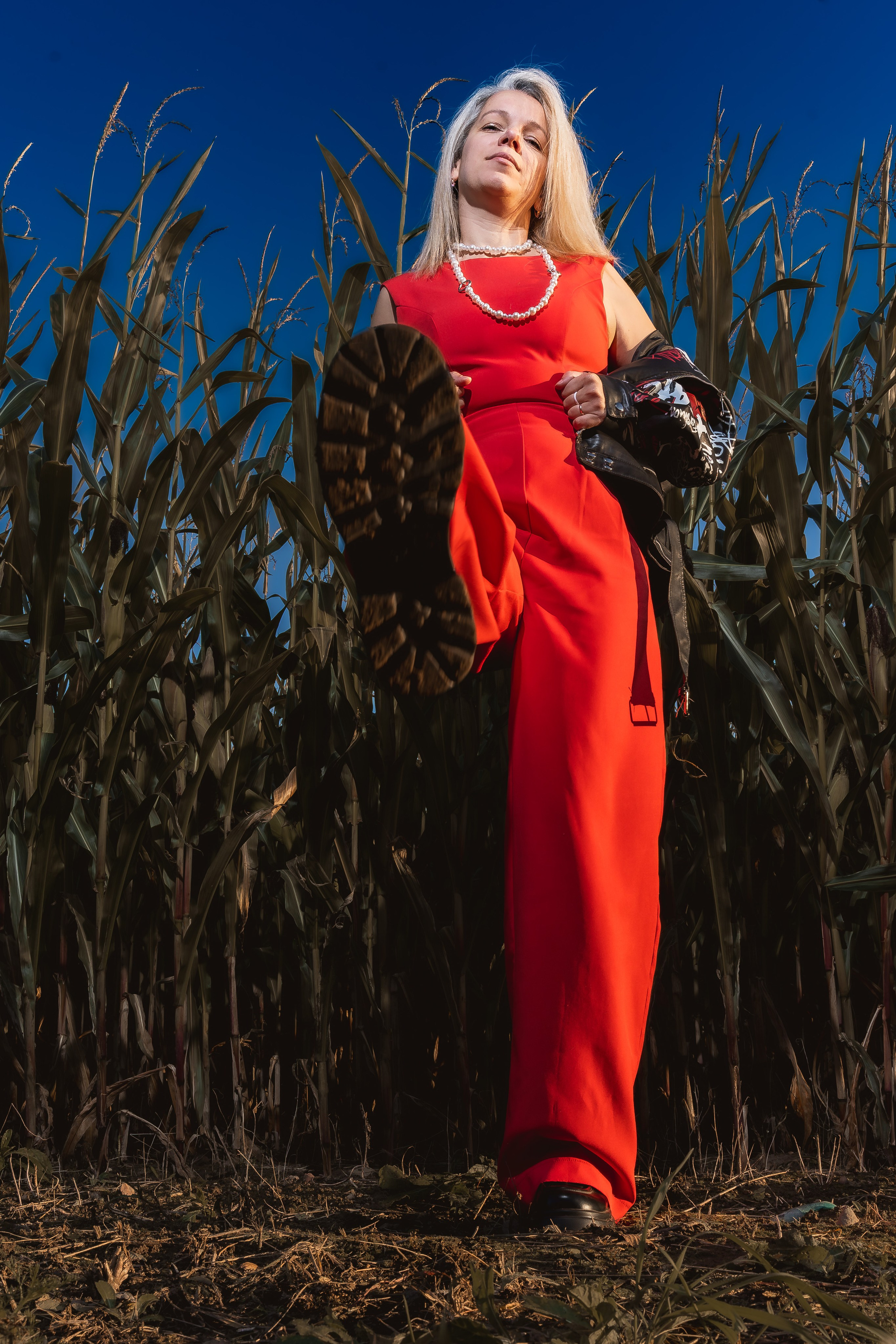 Фотосессия в кукурузе