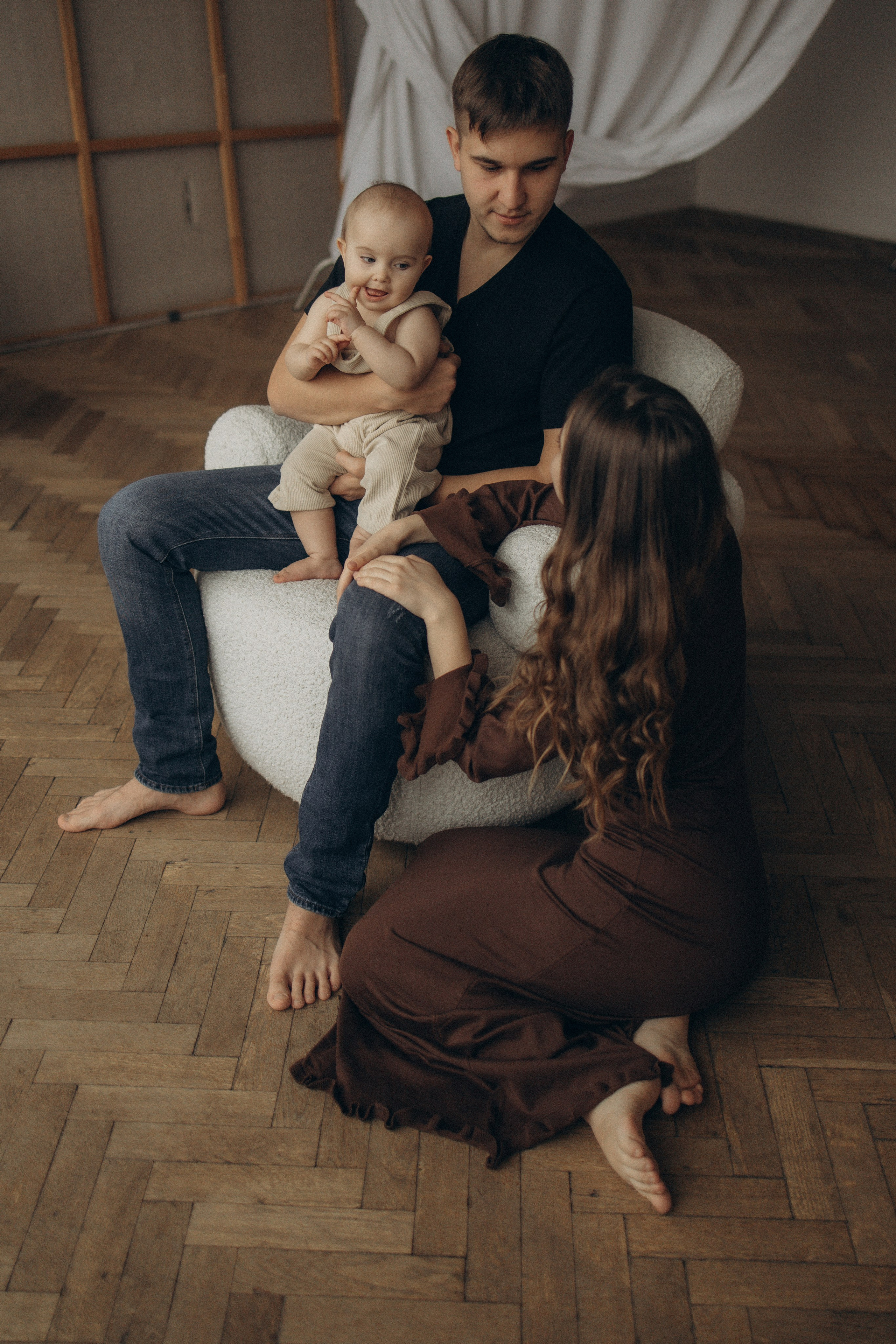 Настя, Никита и малышка Мира. Фотокарточки о вас и о большой любви!