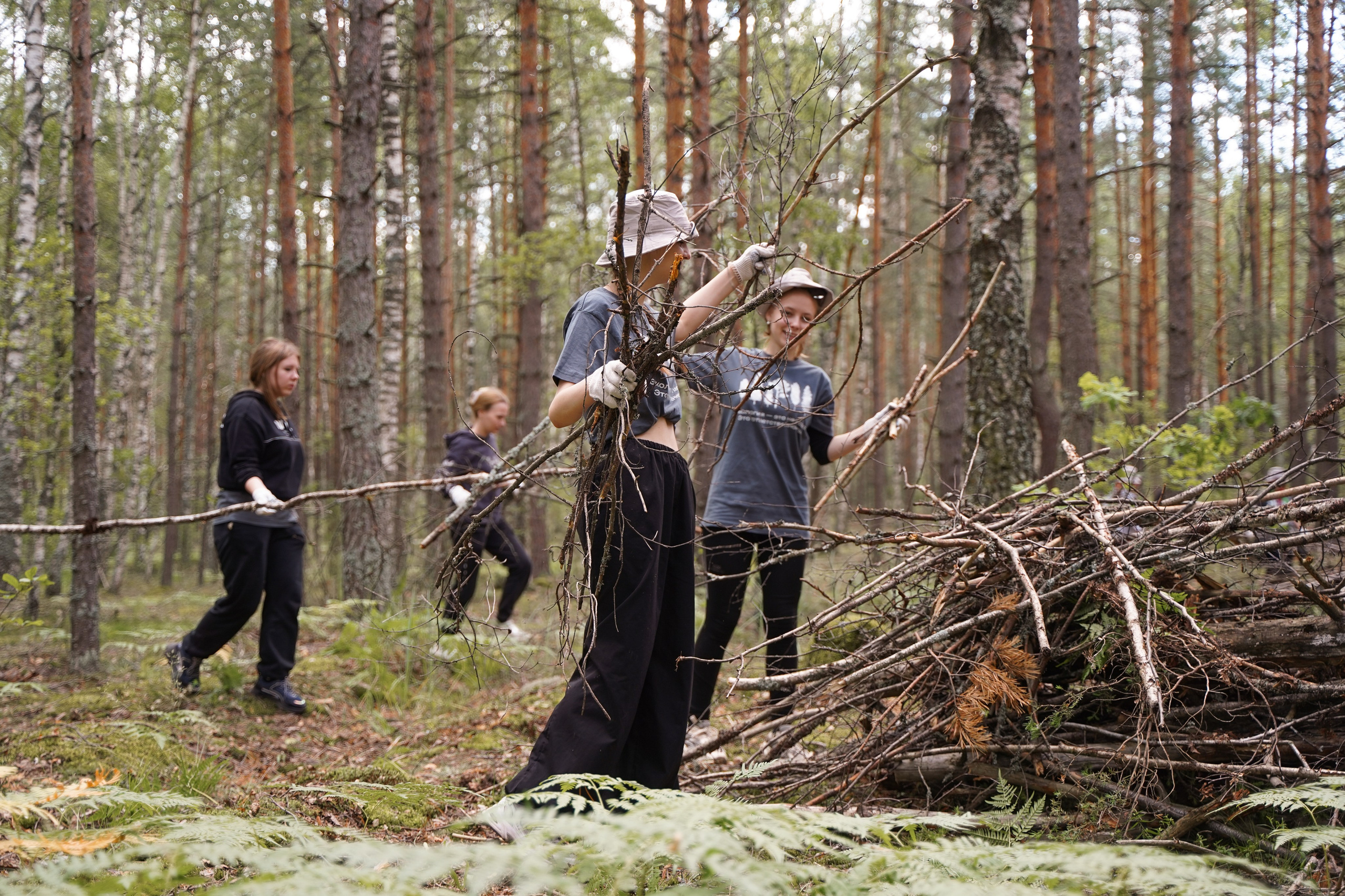 Эко-сборы добровольцев «О! Пушка» в национальном парке «Мещерский» 2024. Фотограф Надежда Погребняк | Рязань | Москва