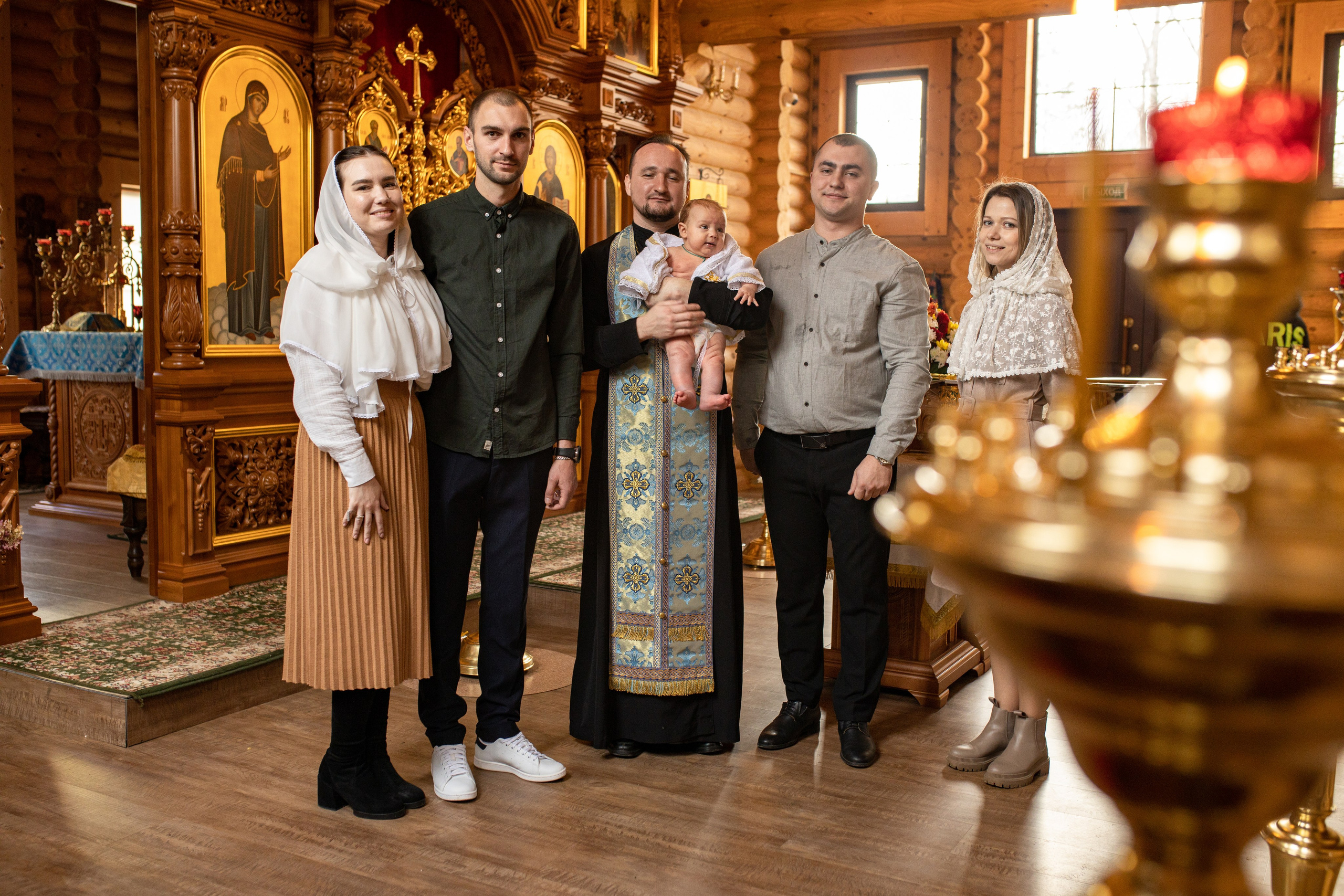 Таинство крещения Марка. Фотограф в Железнодорожном и Балашихе