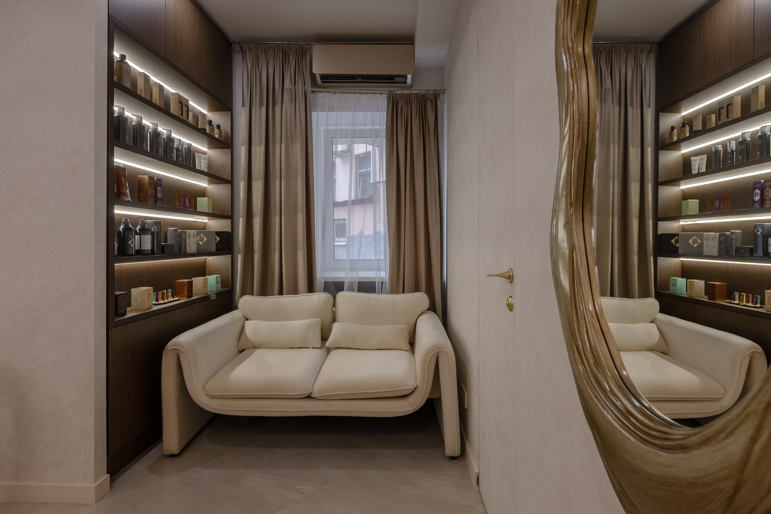 Интерьерная съемка салона красоты. Интерьерный фотограф в Москве Роман Потапов