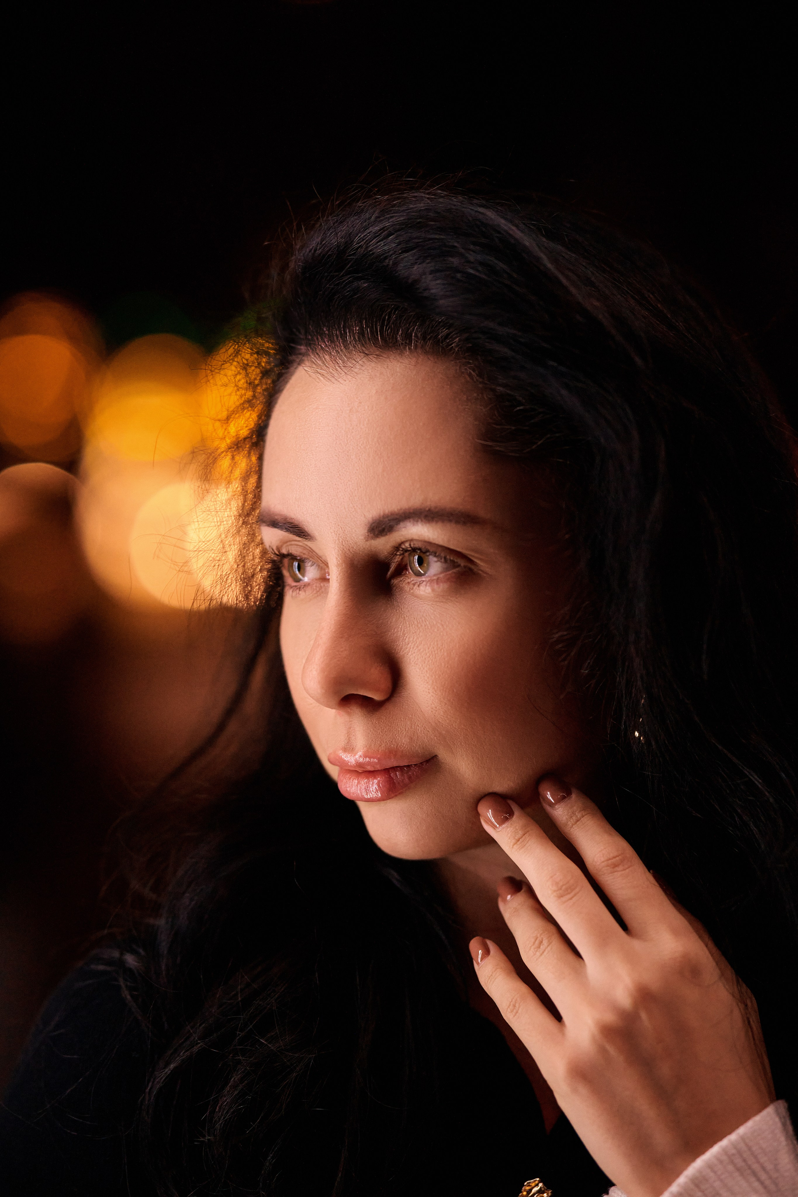 Наташа. Фотосессия по ночному городу. Фотограф Таганрог Анна Трайжон