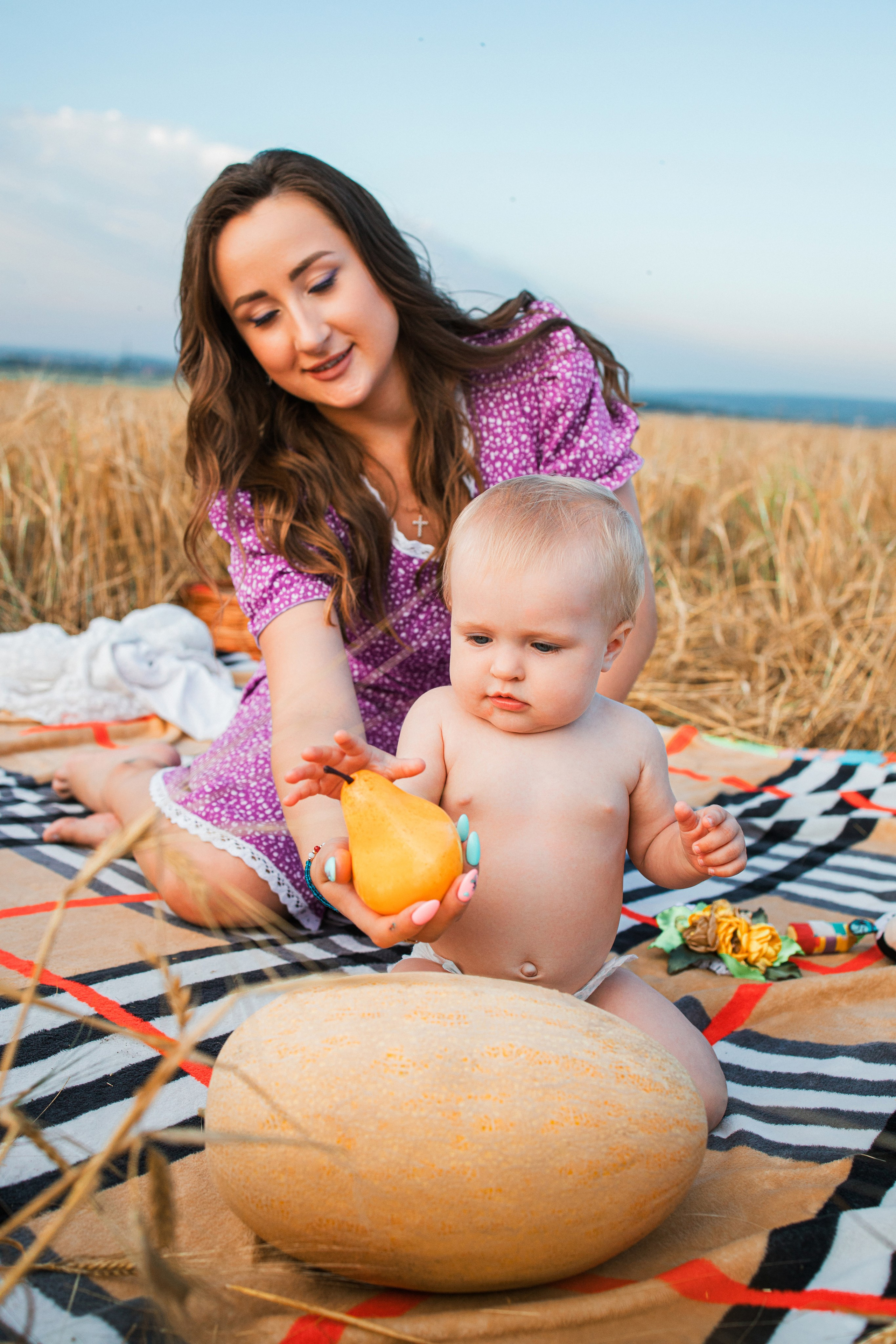 Фотосъемка летняя для дочки и мамы