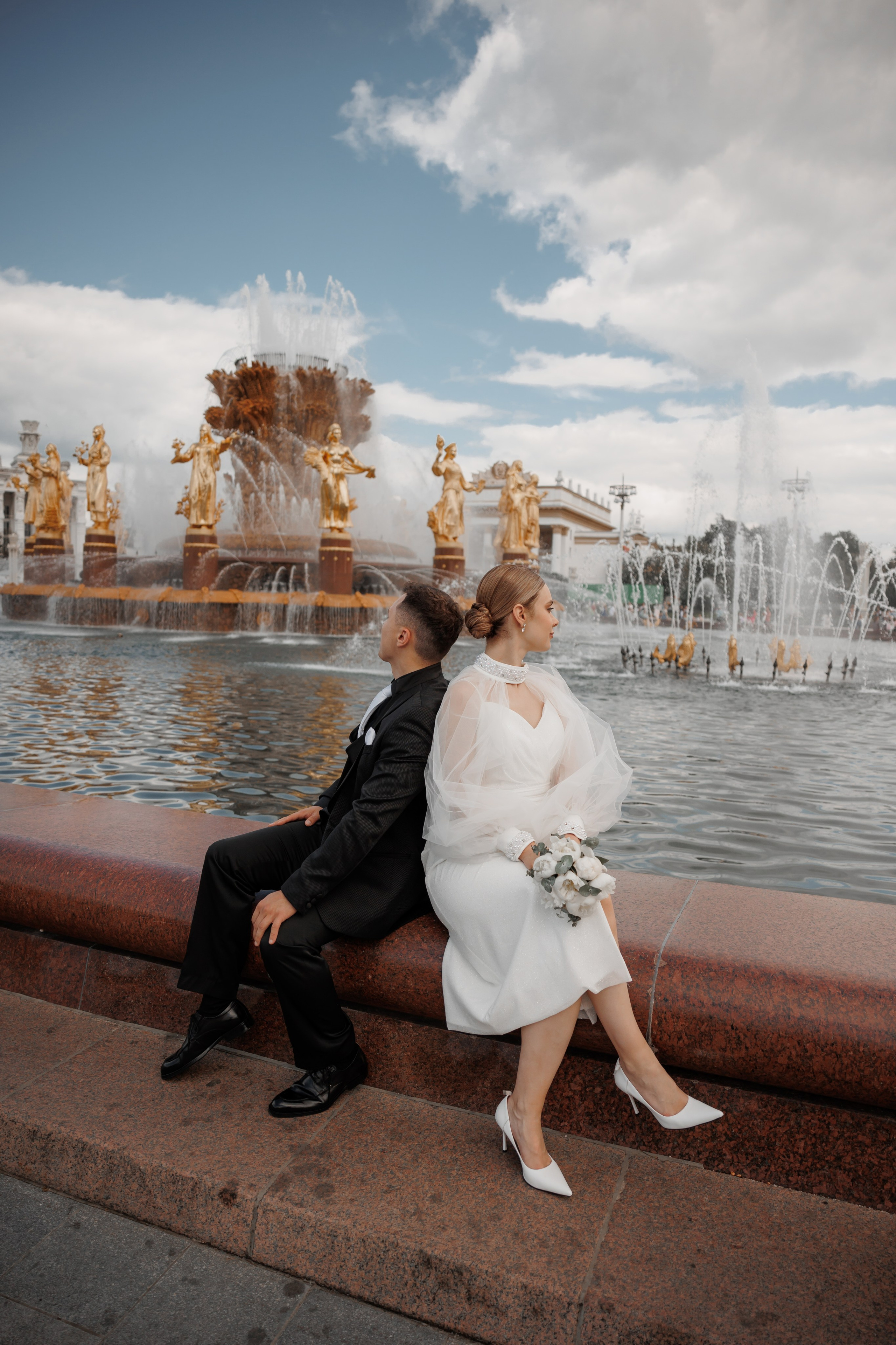 Анна и Сергей, Особняк Муравьевых-Апостолов, прогулка по ВДНХ, ресторан «Домик в саду». Свадебный и репортажный фотограф (Москва, Королев и другие)