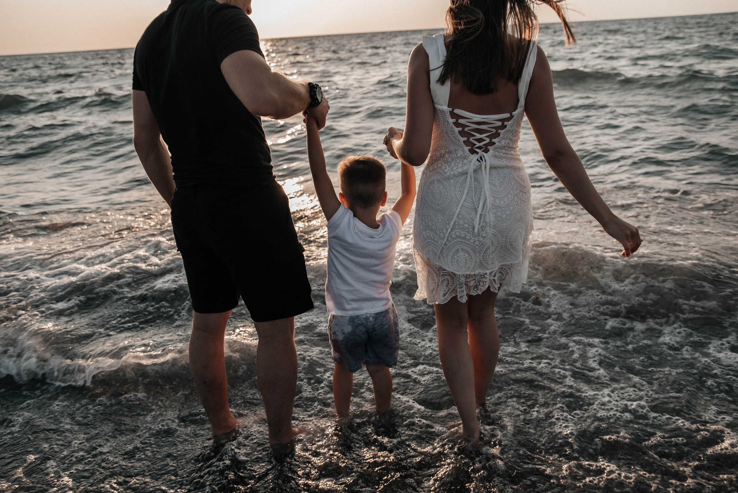 Аня, Саша, Дима. Фотограф Людмила Федотова