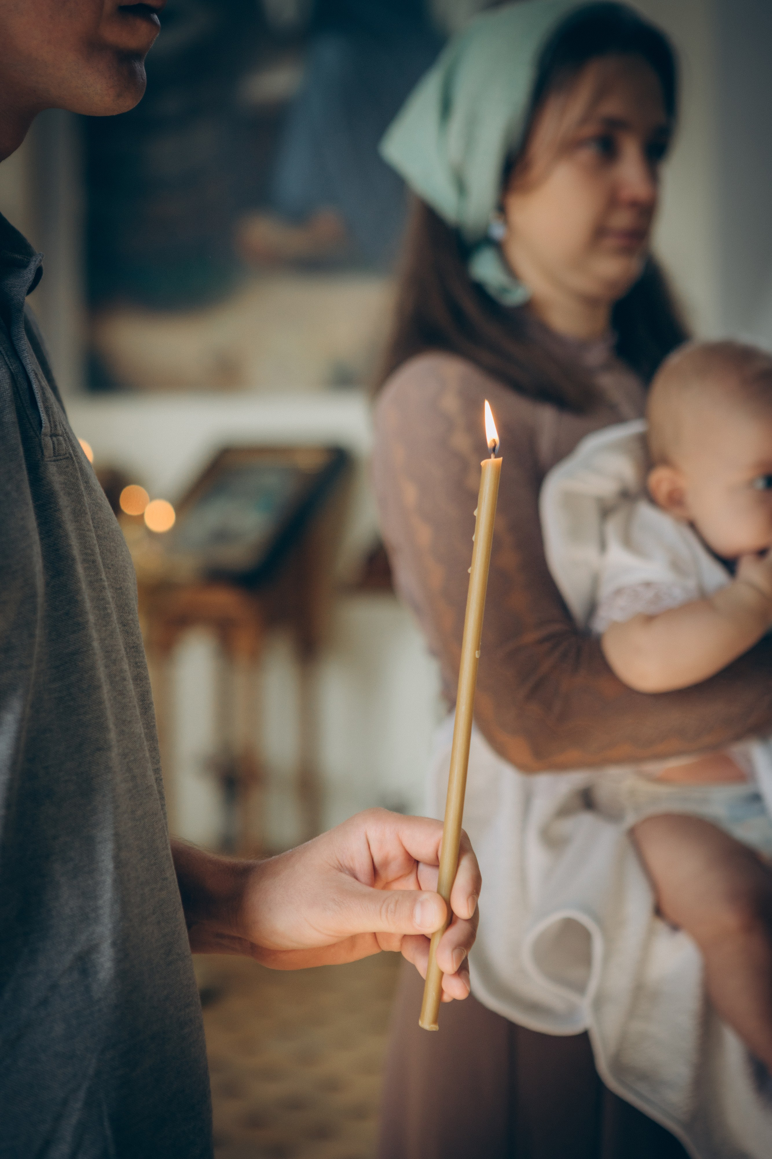Крещение Тимофея. Семейный фотограф и фотограф на роды в Ростове-на-Дону Мухина Виктория