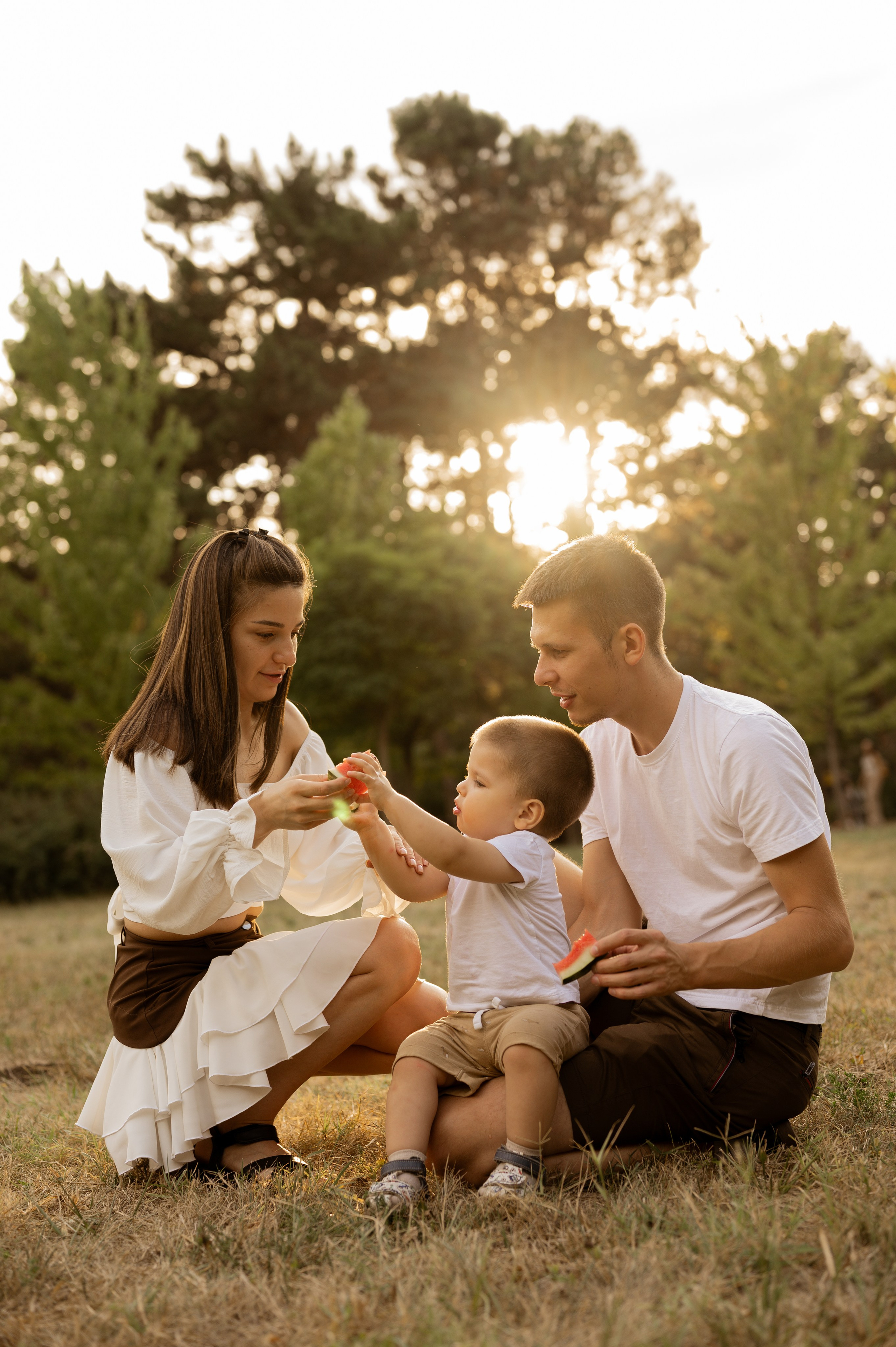 Летняя семейная фотосессия в парке. Свадебный и семейный фотограф в Краснодаре Алина Мельник