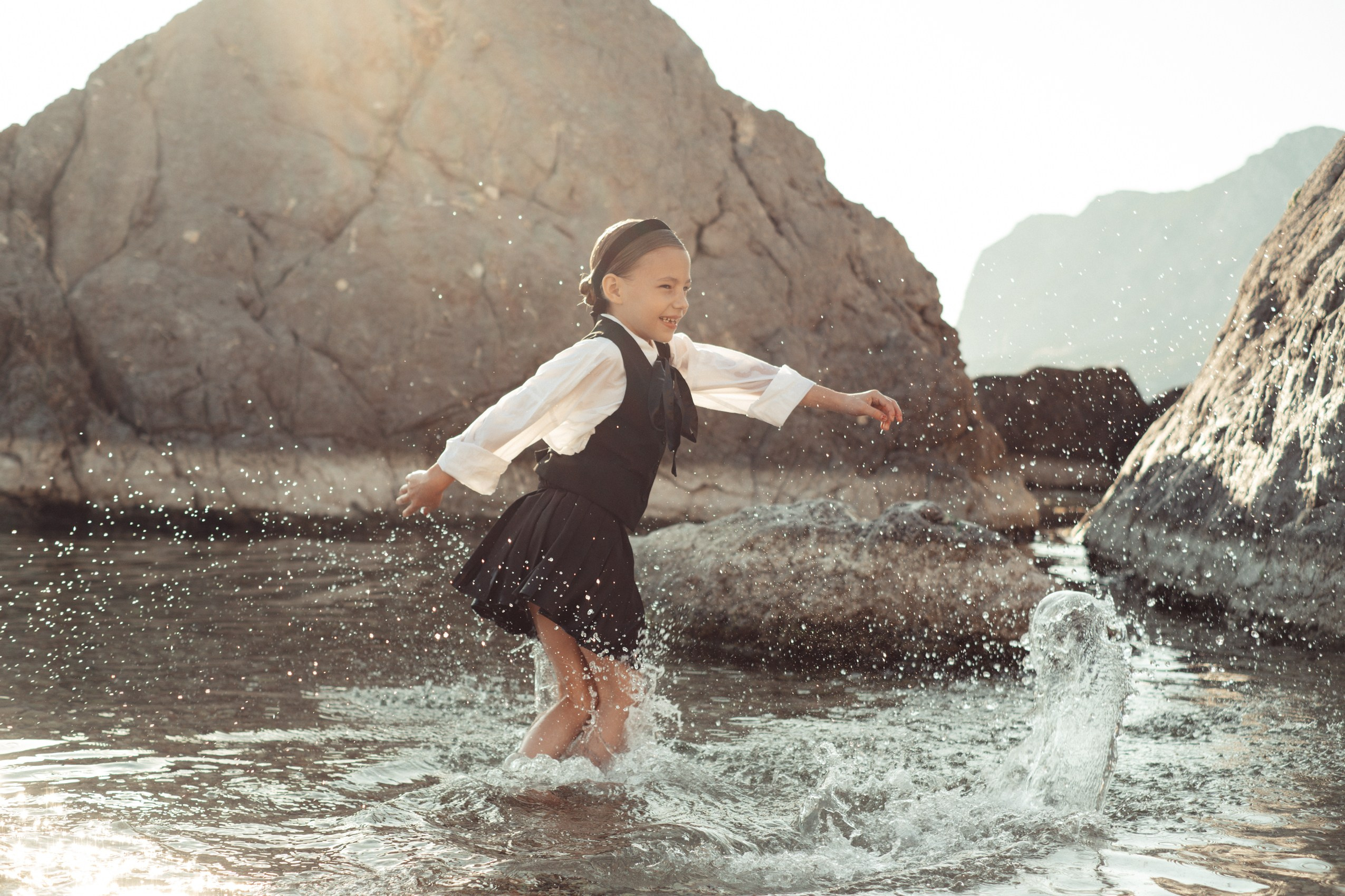 Первоклассница. Съёмки для брендов в Крыму / Стилист / Продюсер / Женя Мамай