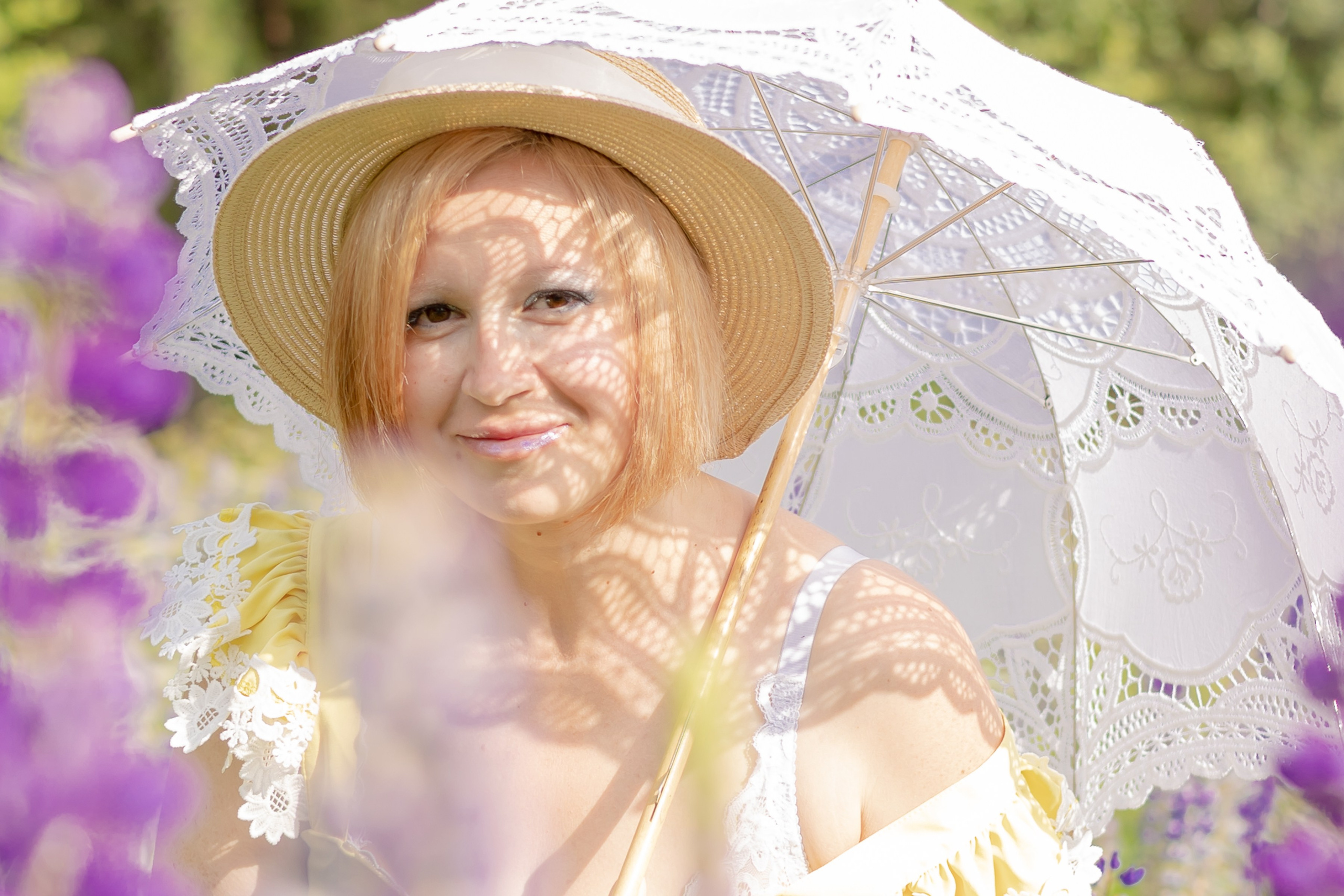 Фотосъемка в люпинах