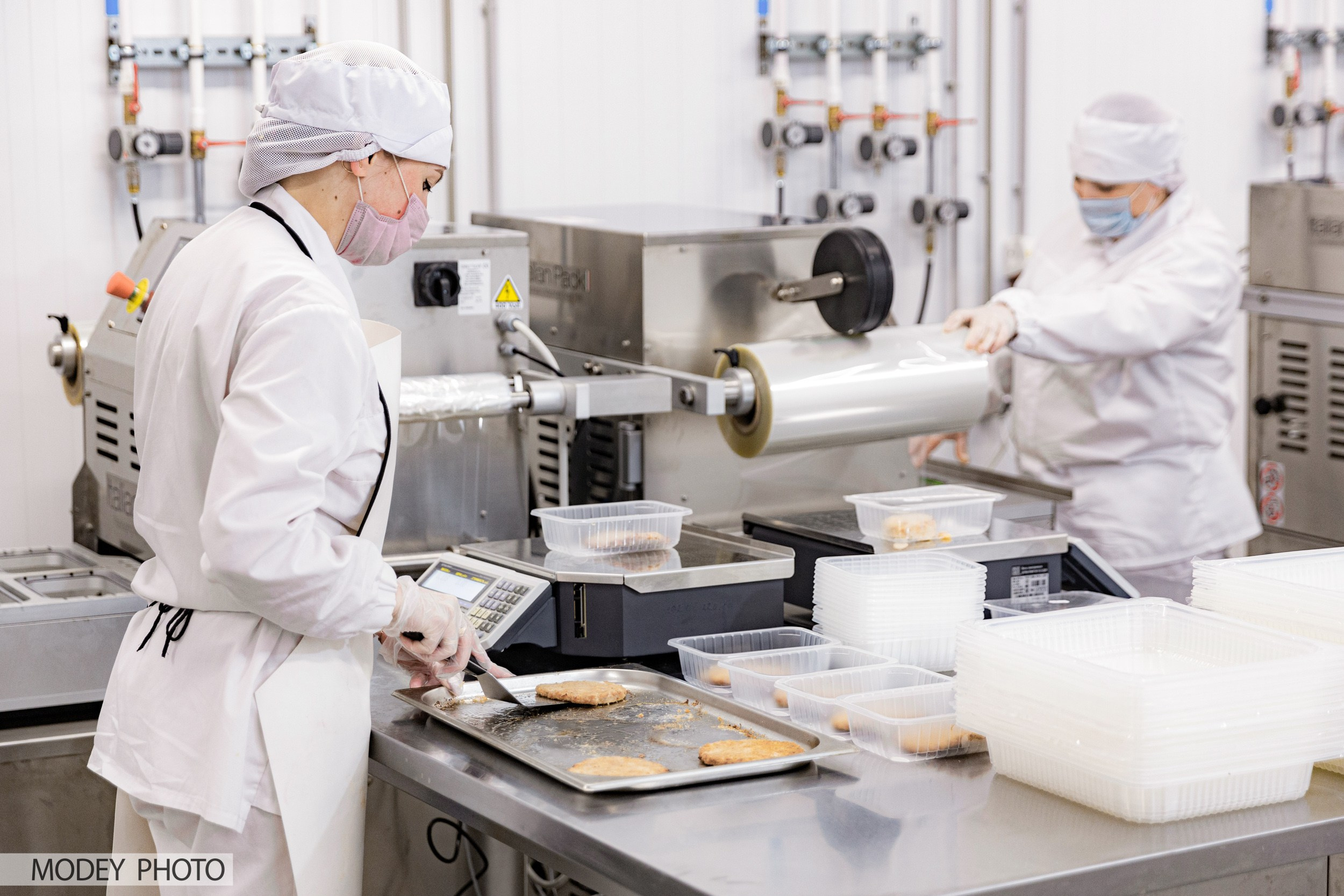 Производственный процесс пищевого цеха