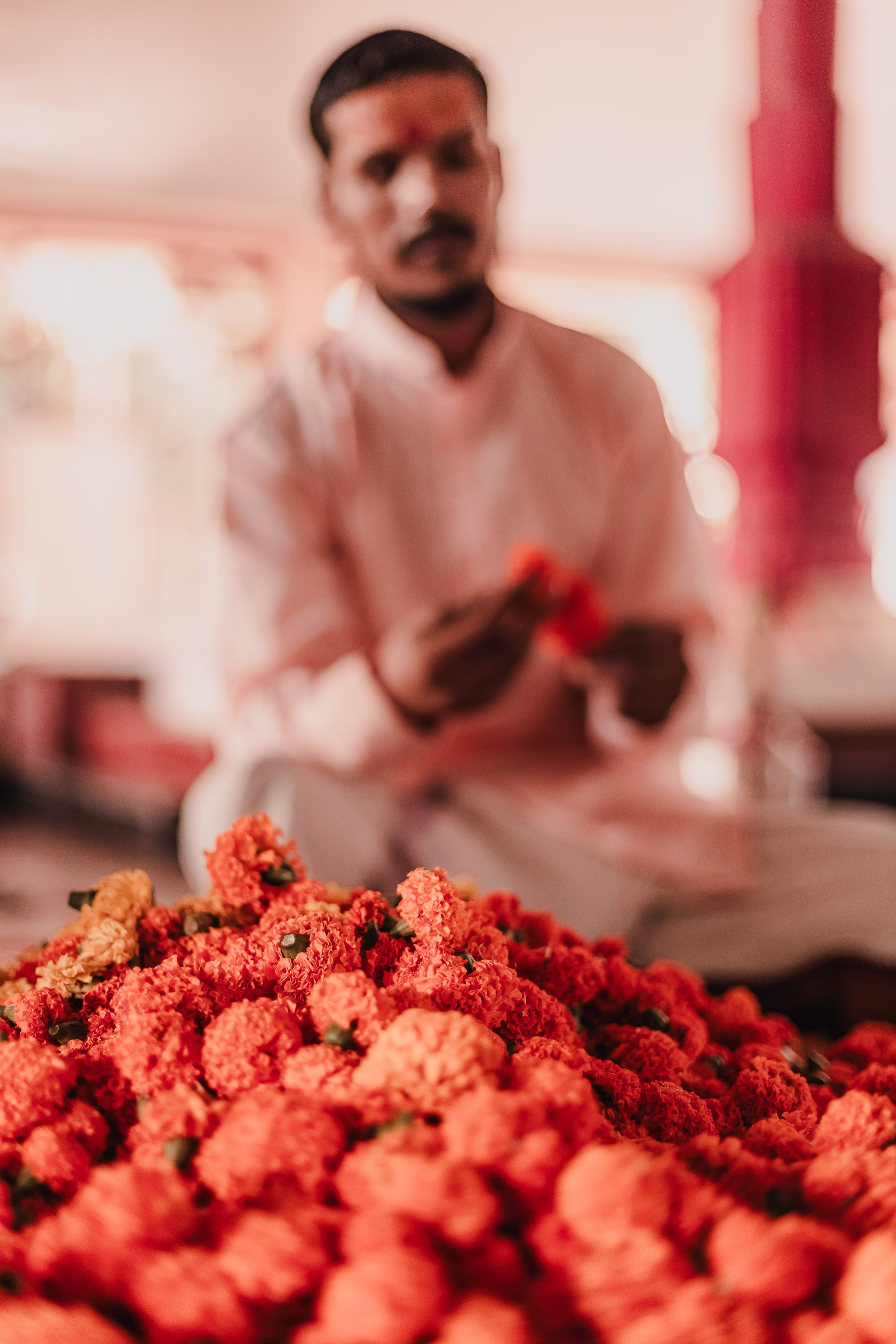 Lakshmi pooja in India. Mariam Bagdasaryan