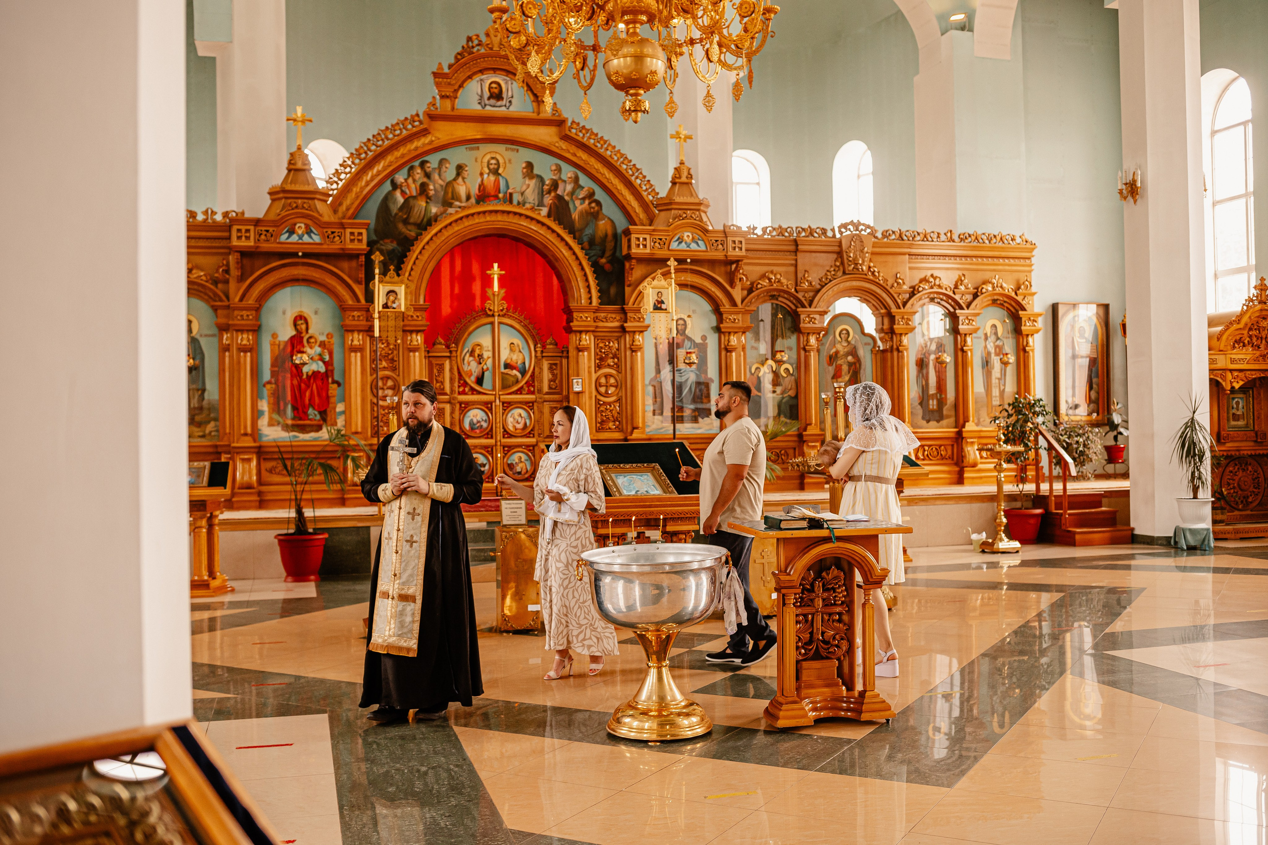 Крещение в Кропоткине. Свадебный фотограф Кропоткин Краснодар