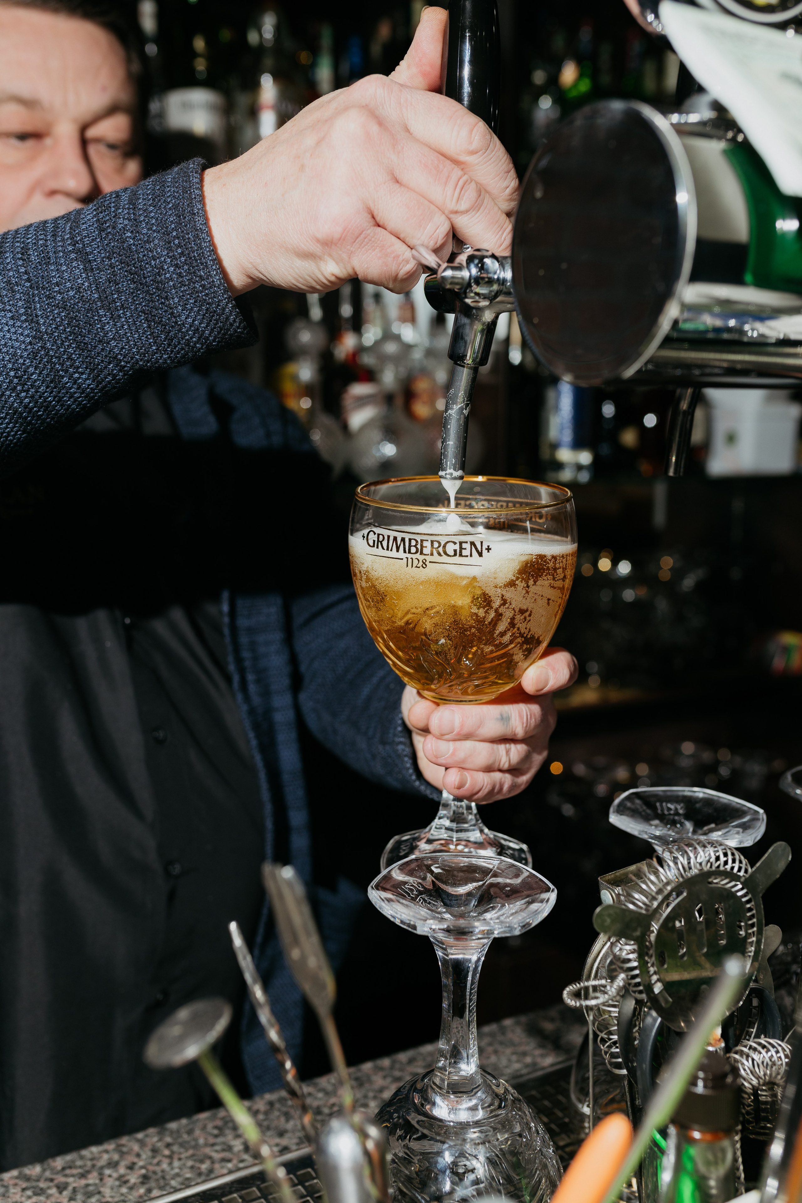Grimbergen Pub. Fashion-фотограф Желеуов Дулат