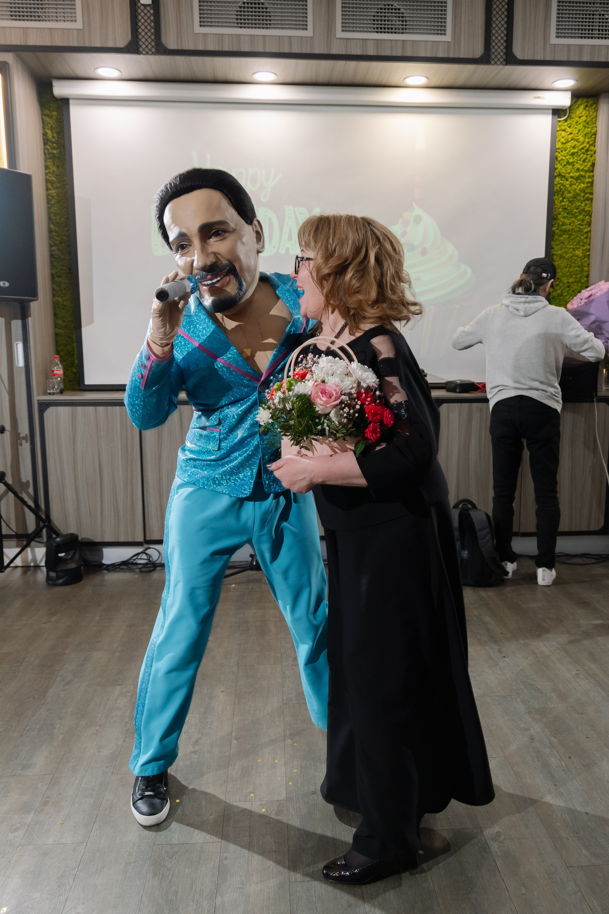 Фотосъемка юбилея в кафе BALDENINI в Минске. Свадебный фотограф в Минске/Беларуси Сергей Спиридонов