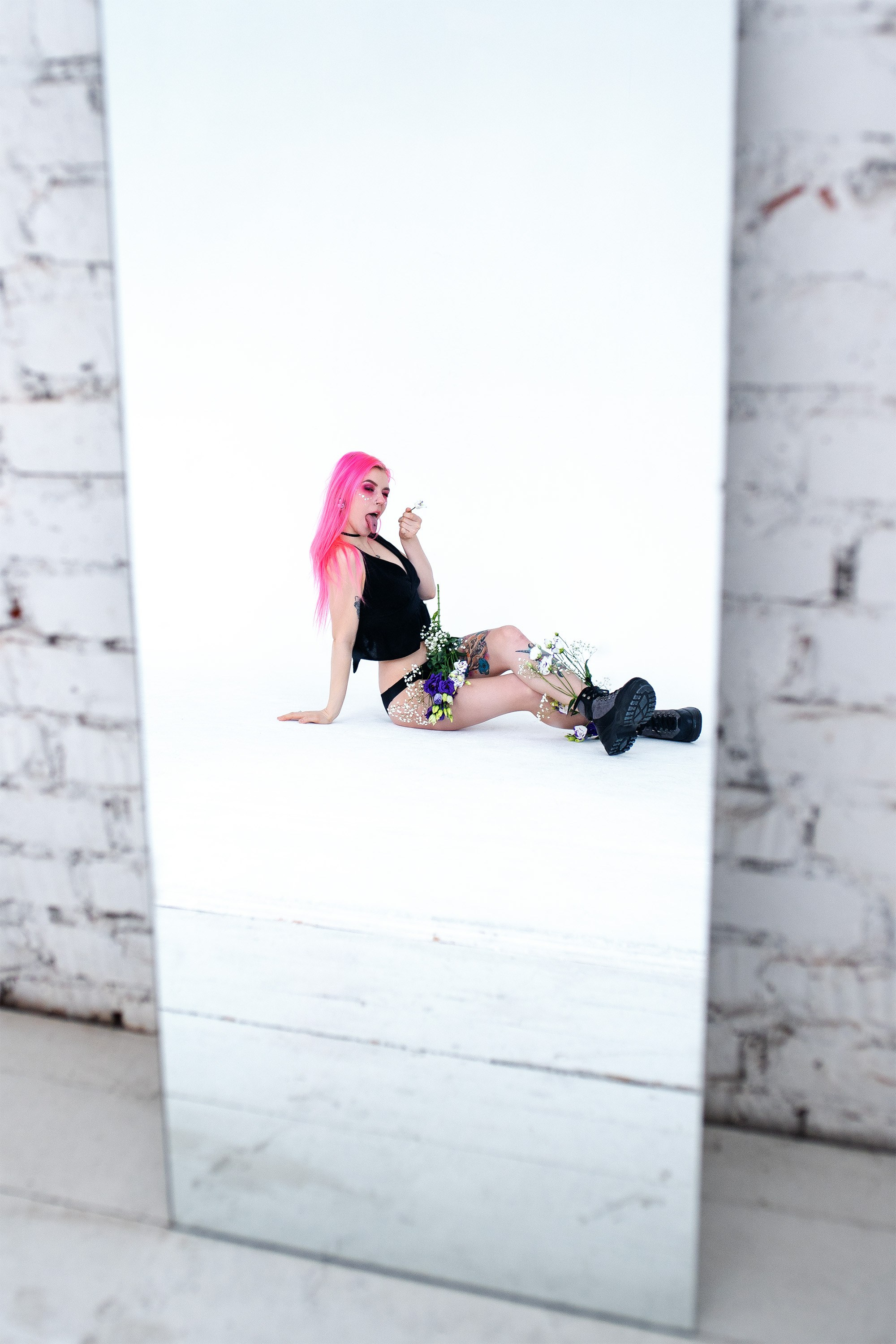 Аня. Цветы. Портретный фотограф в Санкт-Петербурге Александр Быстрицкий