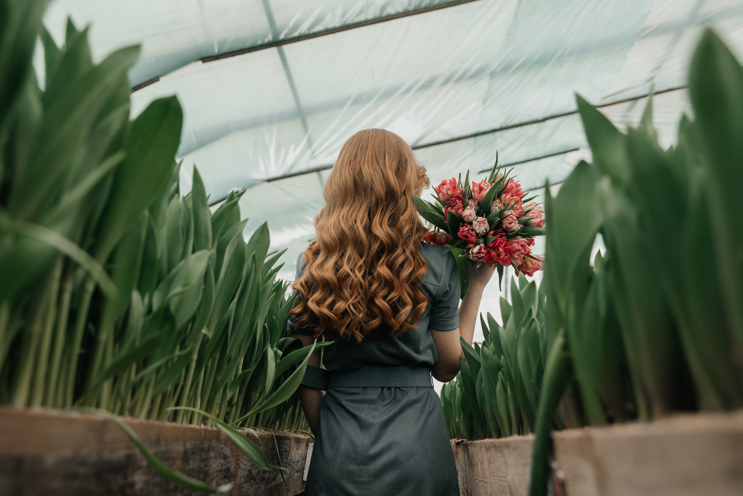 Фотосессия в тюльпанах. Свадебный и семейный фотограф в городе Смоленске