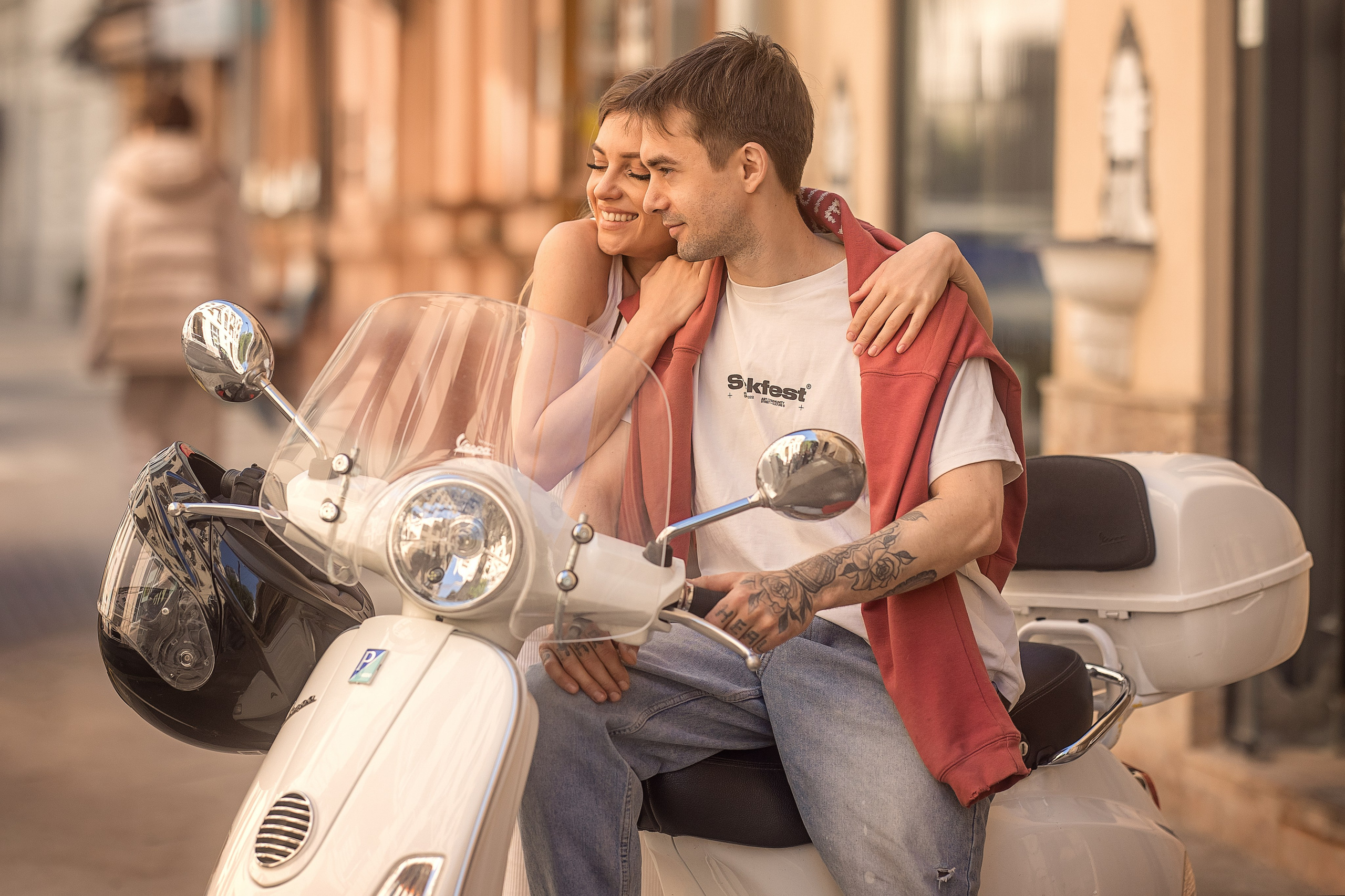 Весна на веспе. Семейный и детский фотограф В Москве Парамонова Екатерина