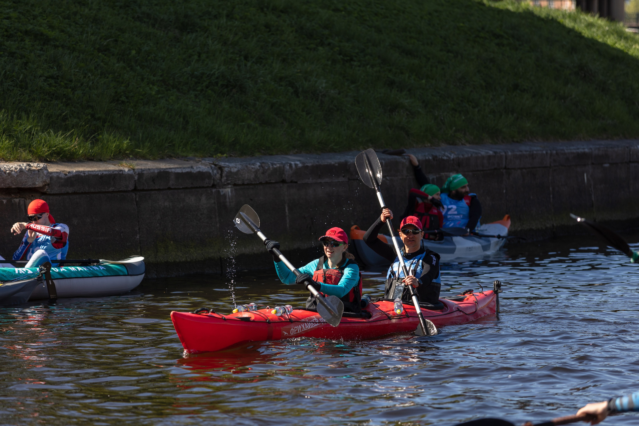 Открытие гребного сезона на р. Карповка. Фотограф в Санкт-Петербурге